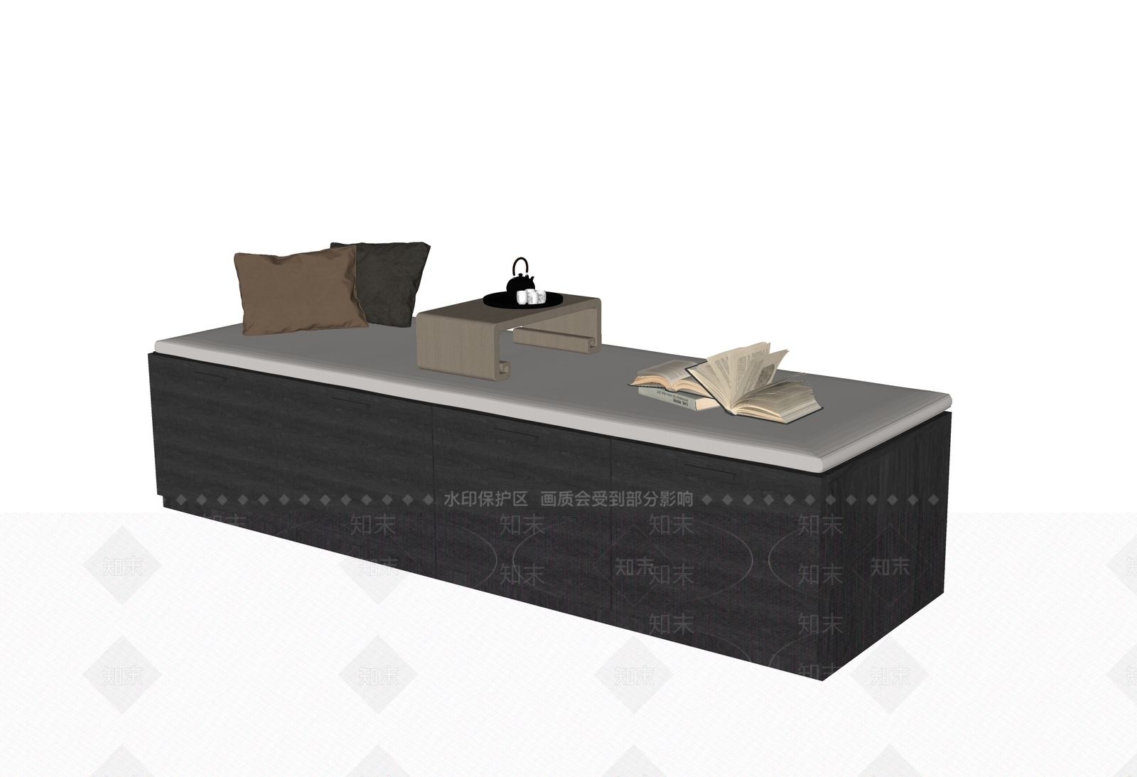 现代其他柜子SU模型下载【ID:1199848991】