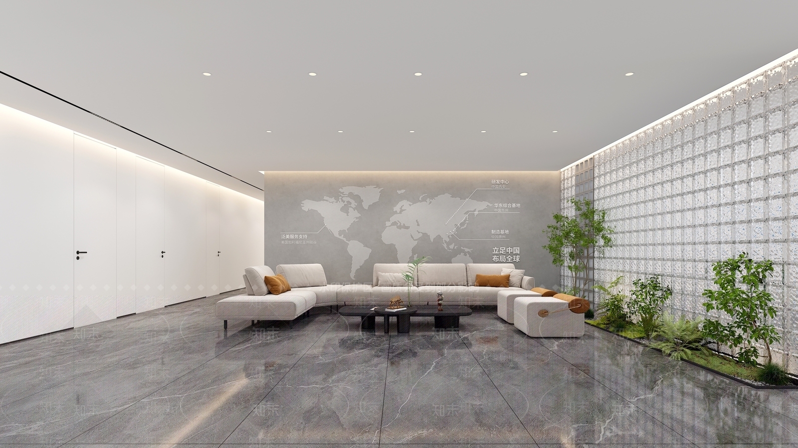现代大厅3D模型下载【ID:1199851099】