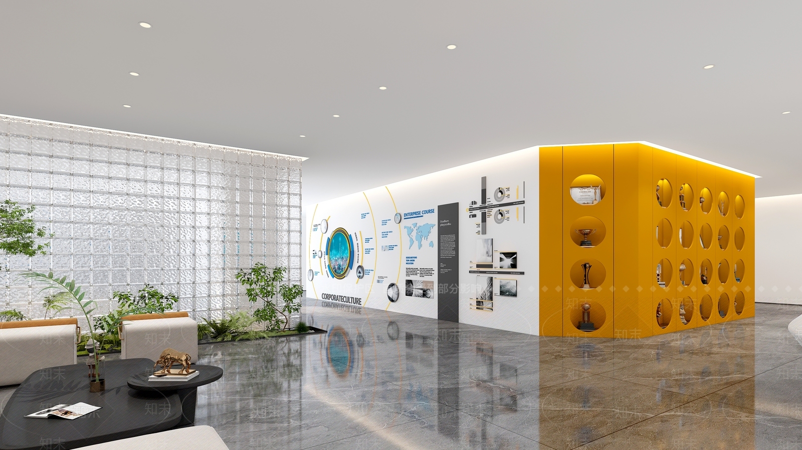现代大厅3D模型下载【ID:1199851099】