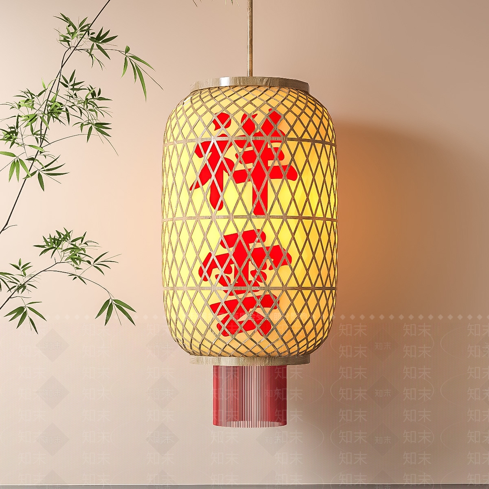 现代新中式灯笼SU模型下载【ID:1199852182】