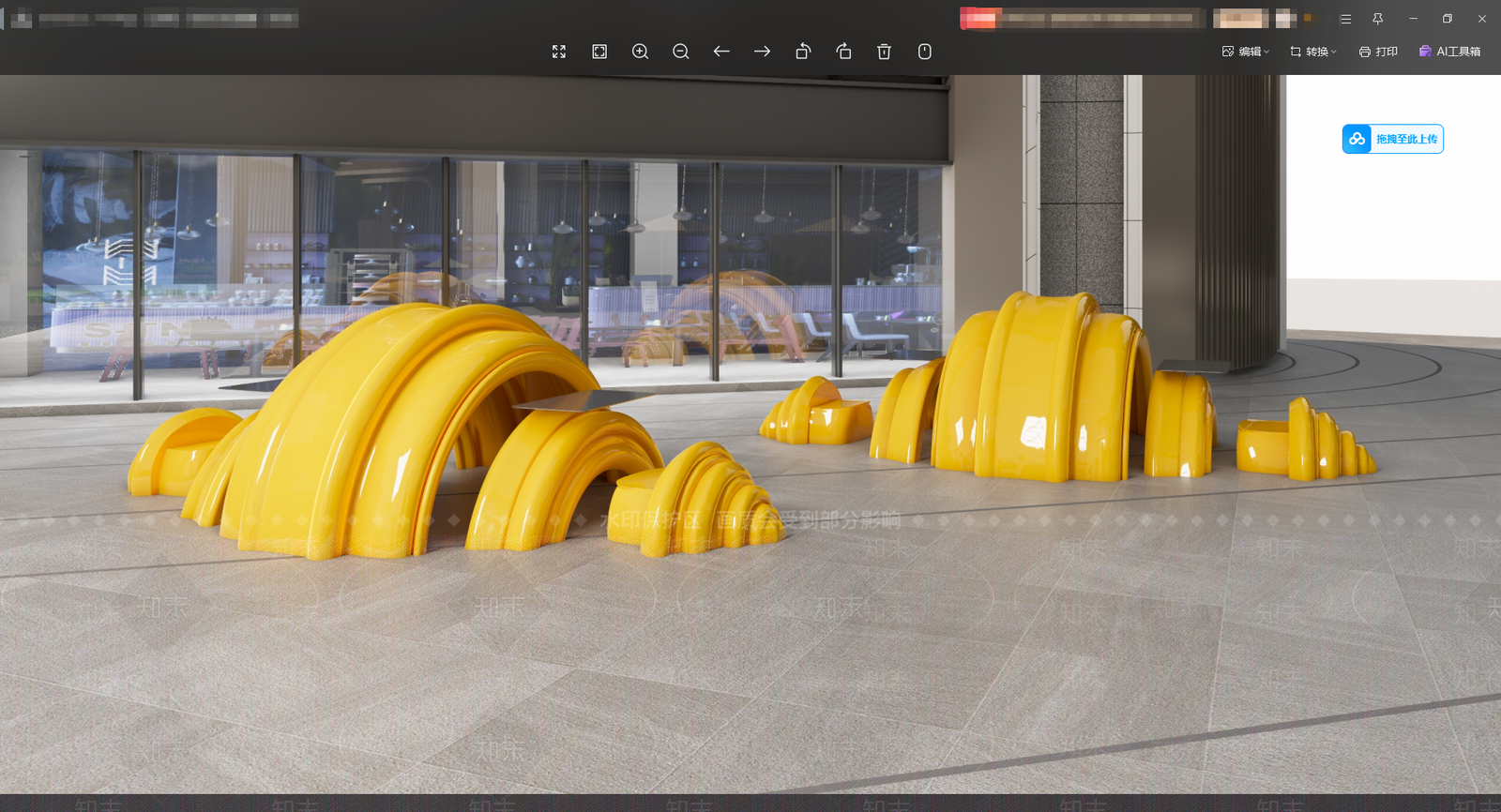 现代法式甜品面包店SU模型下载【ID:1199852827】