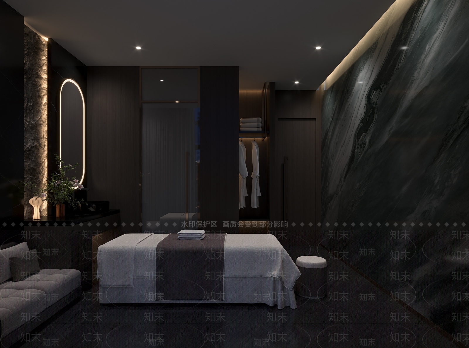 现代美容院3D模型下载【ID:1199861188】