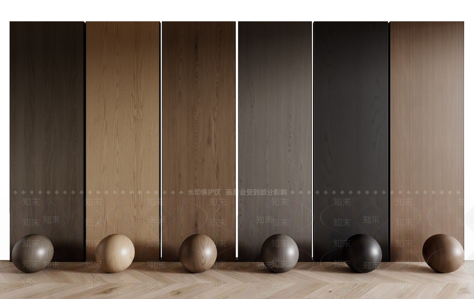 现代意式木饰面3D模型下载【ID:1199865982】