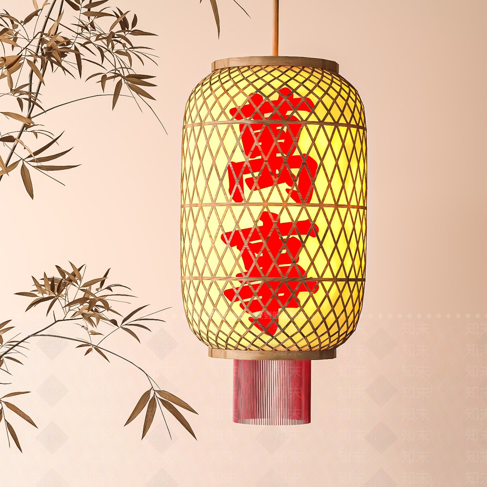 现代新中式灯笼SU模型下载【ID:1199867434】