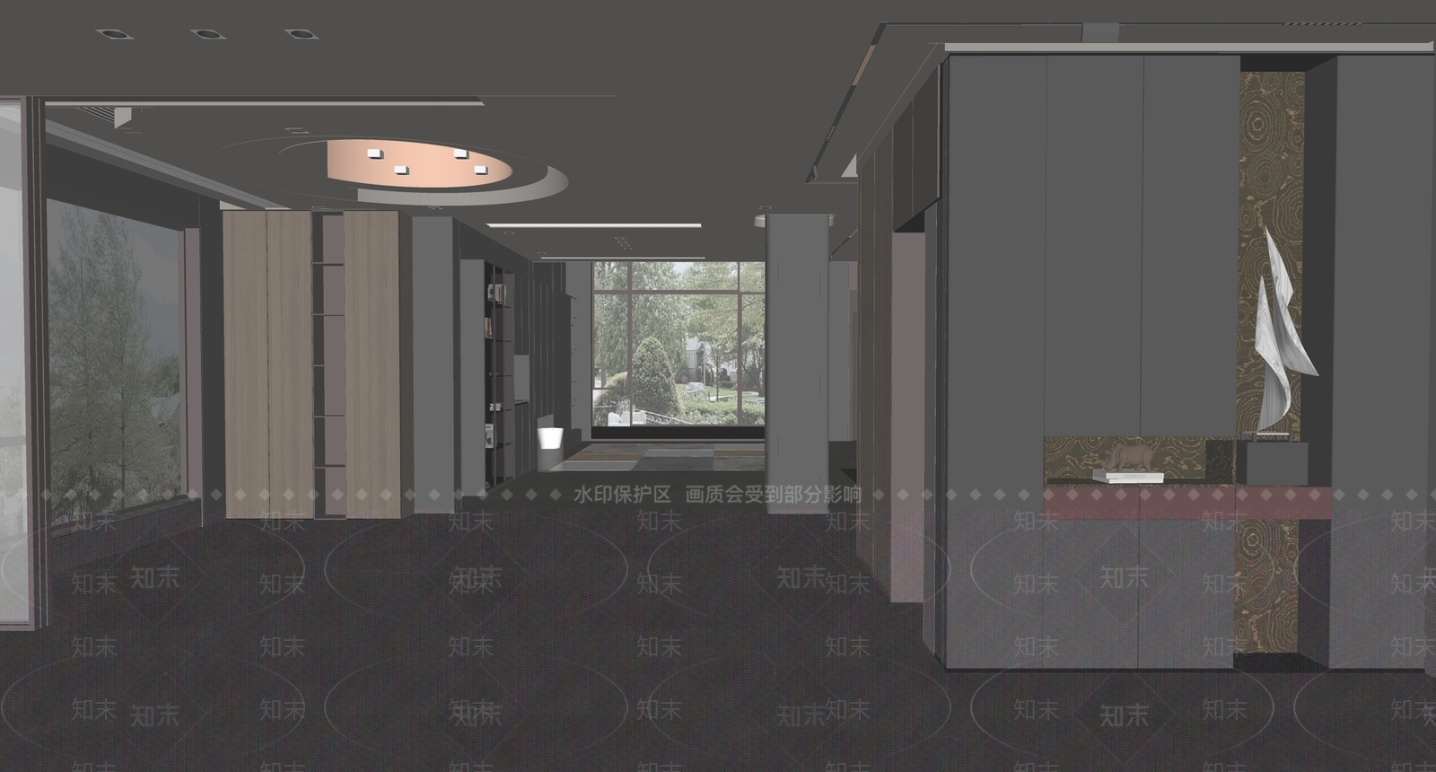 现代简约玄关SU模型下载【ID:1199867822】