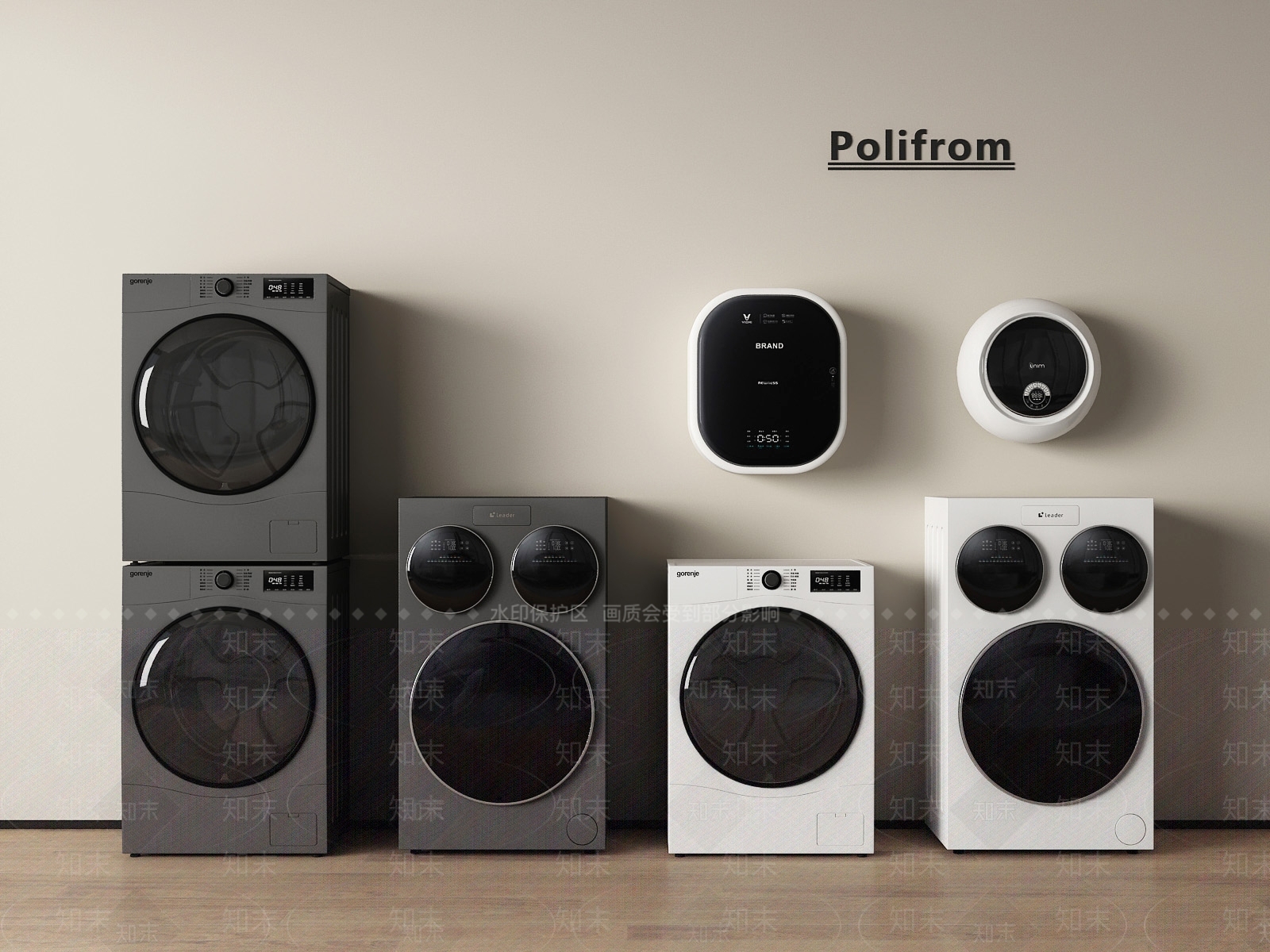 洗衣机3D模型下载【ID:1199869497】