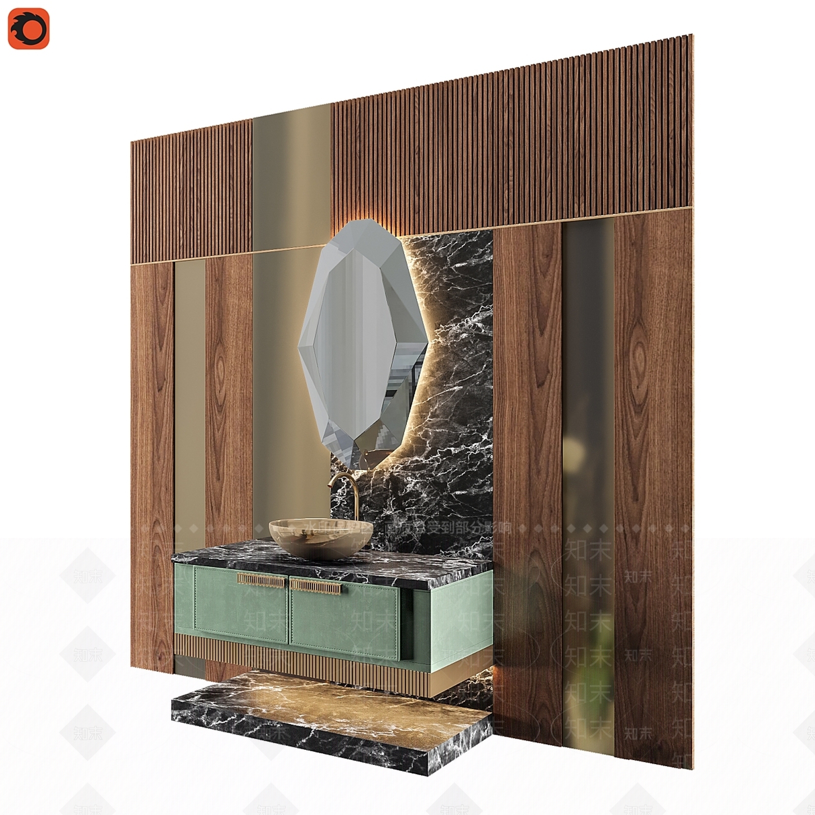 洗手台3D模型下载【ID:1199869464】