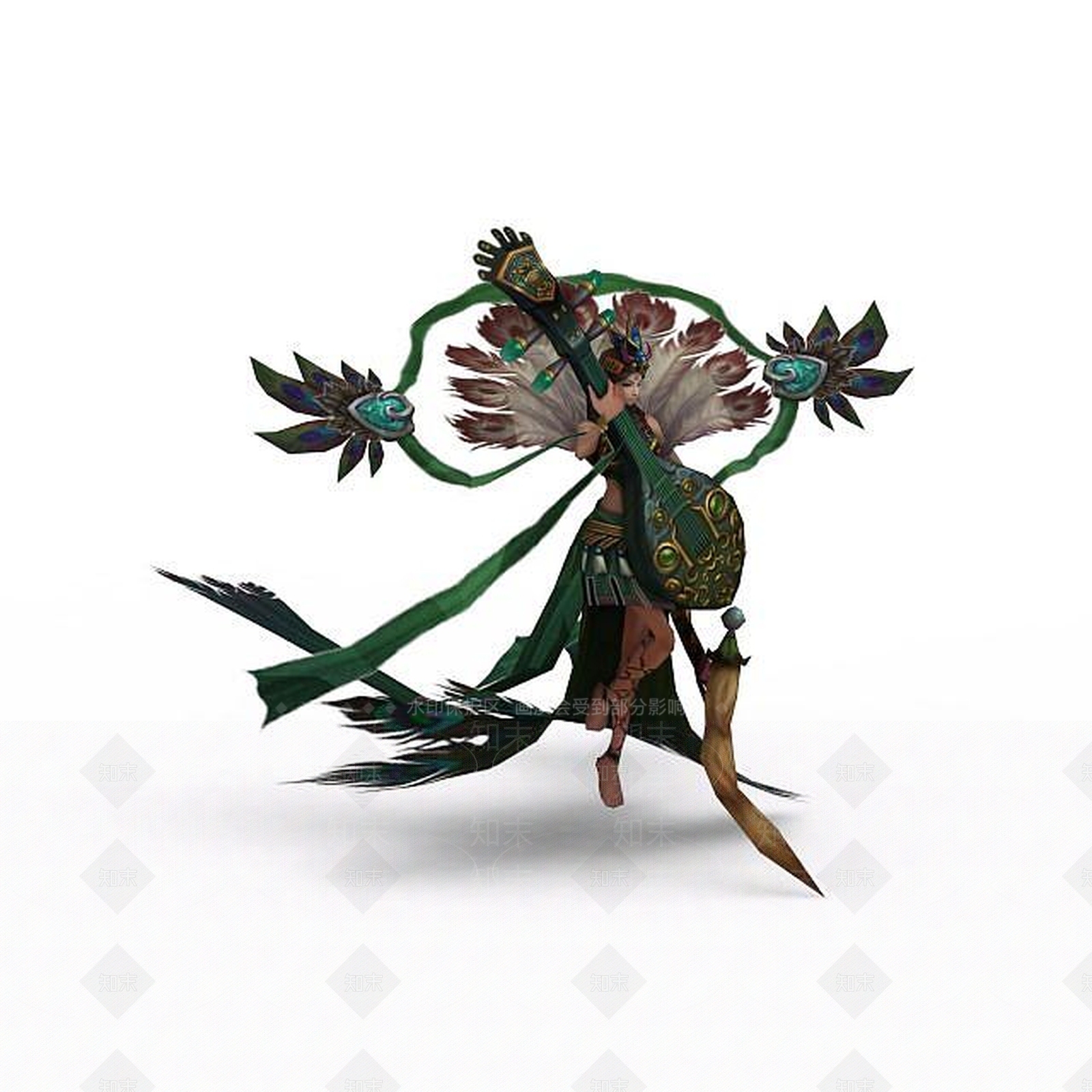 现代佛本是道游戏人物3D模型下载【ID:1199871151】