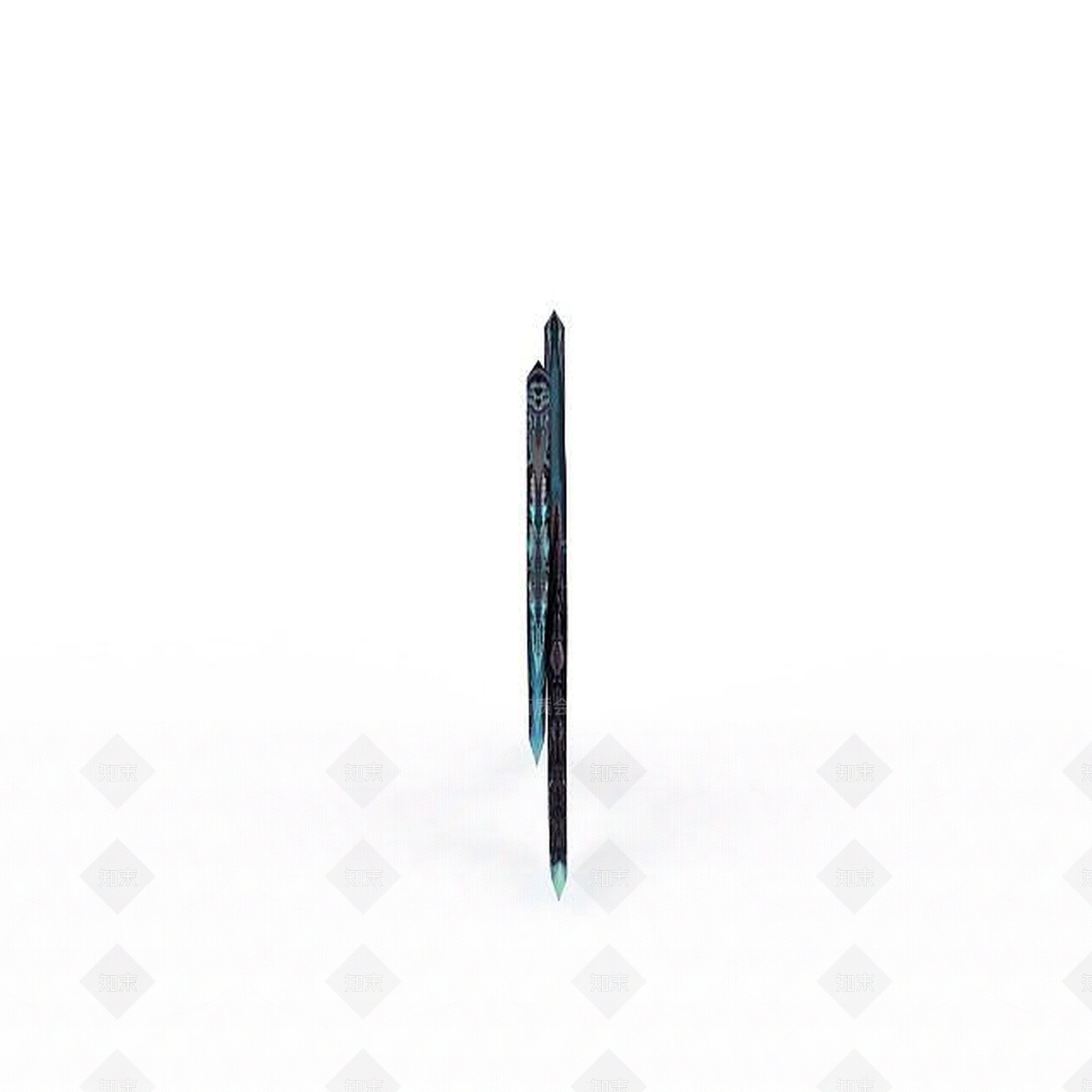 现代佛本是道游戏道具砍刀3D模型下载【ID:1199871118】