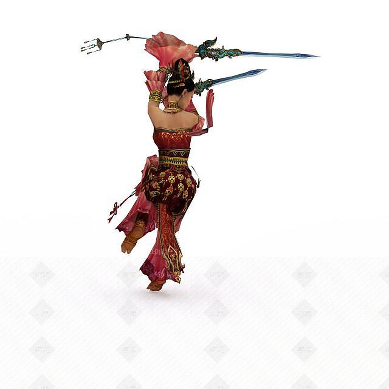 现代剑网三游戏人物3D模型下载【ID:1199871451】
