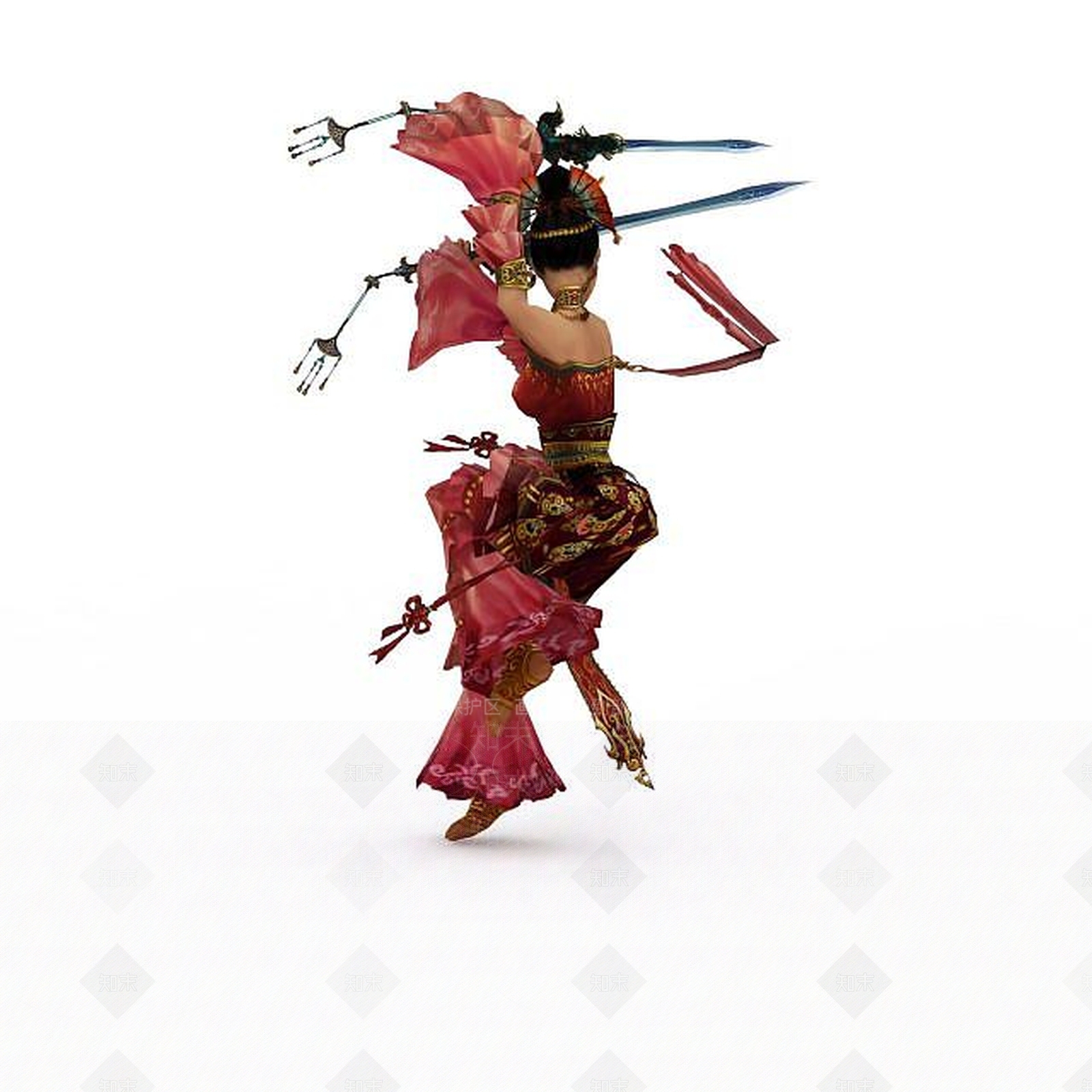 现代剑网三游戏人物3D模型下载【ID:1199871451】