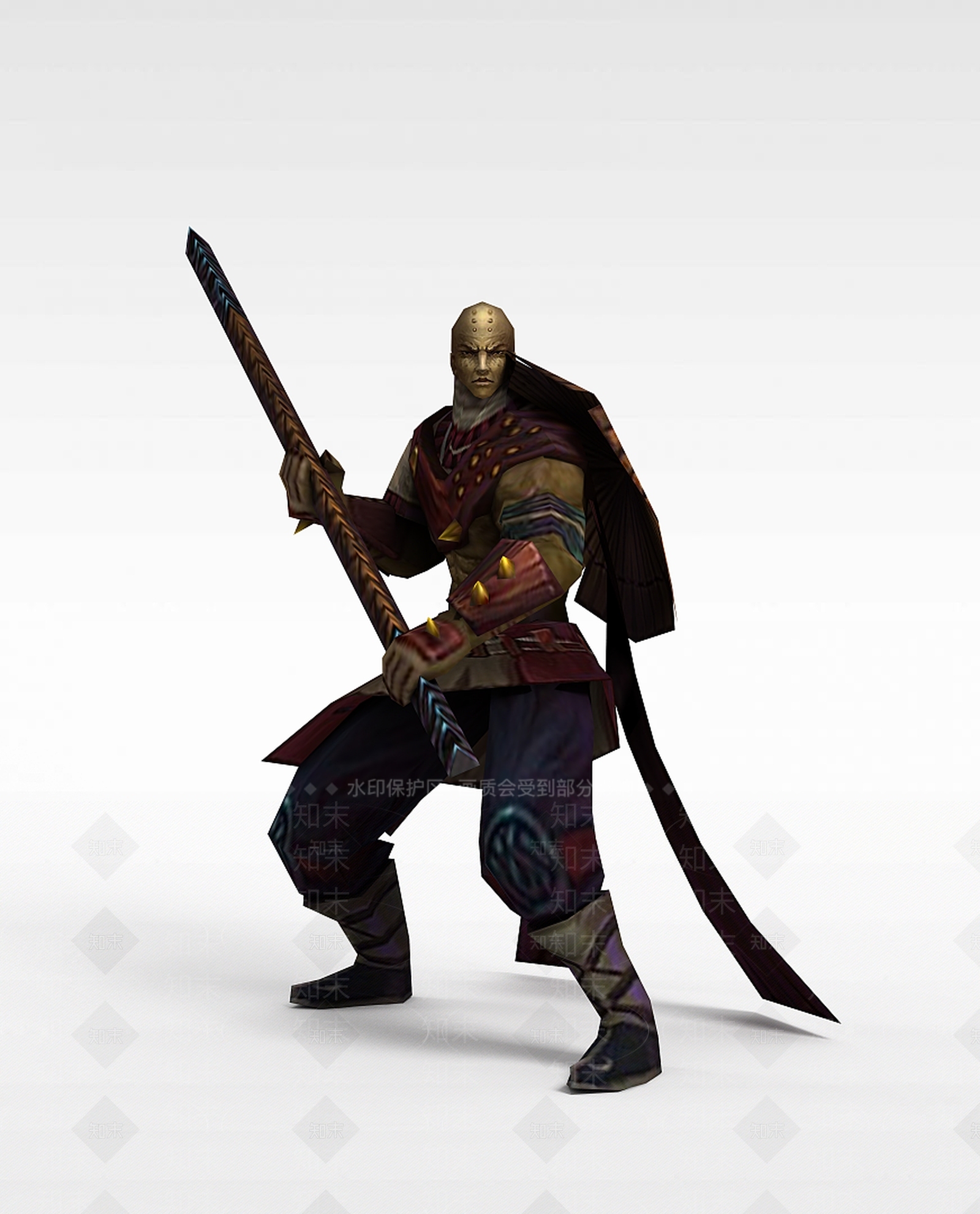 现代佛本是道游戏人物古人3D模型下载【ID:1199871963】