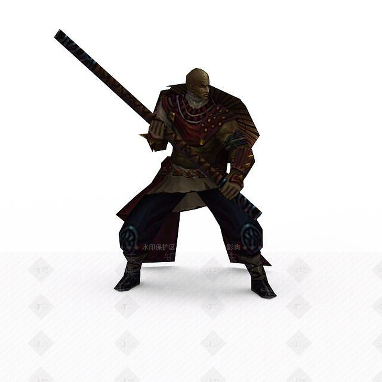 现代佛本是道游戏人物古人3D模型下载【ID:1199871963】