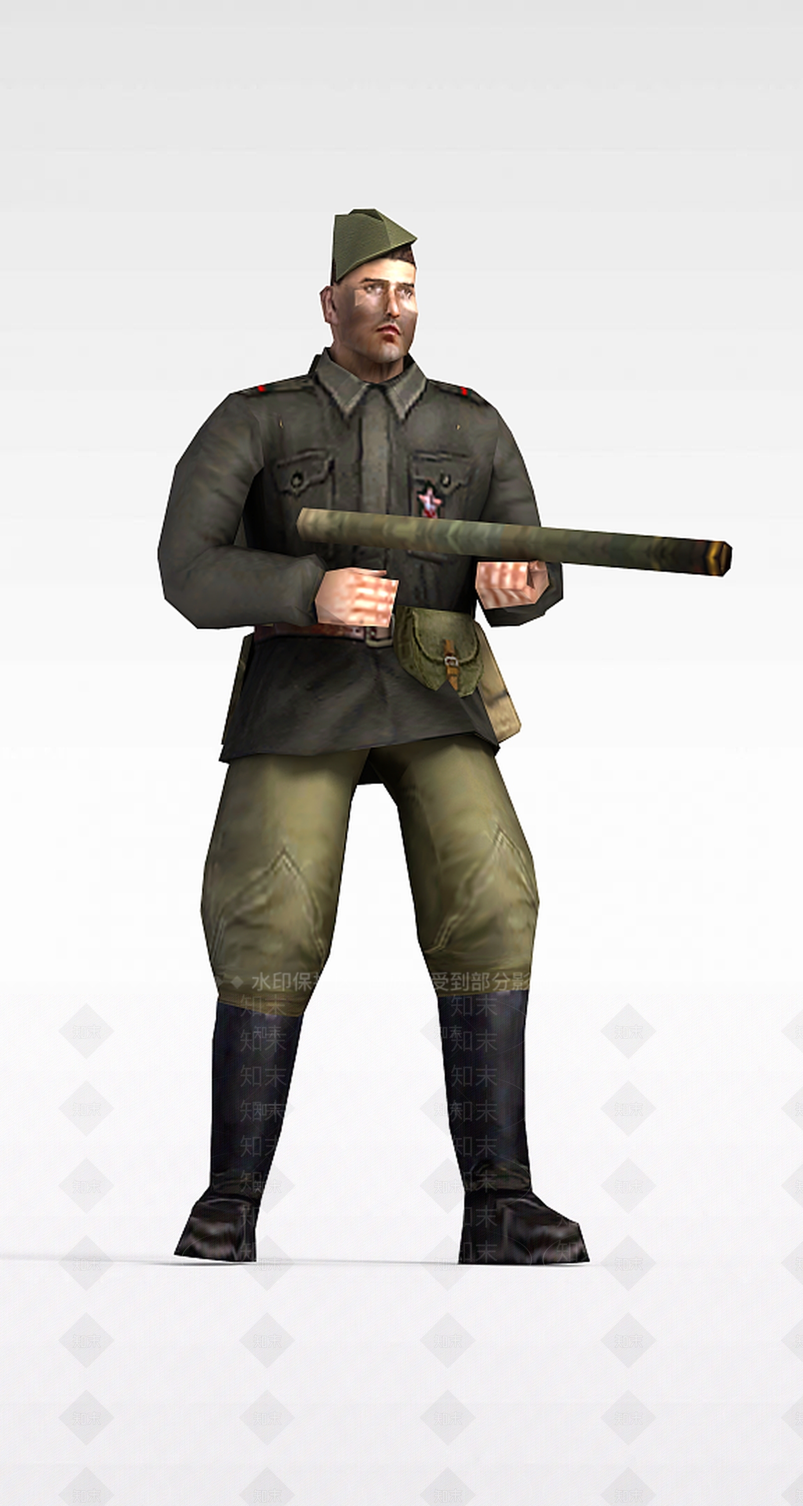 现代军人士兵战士男人3D模型下载【ID:1199873095】