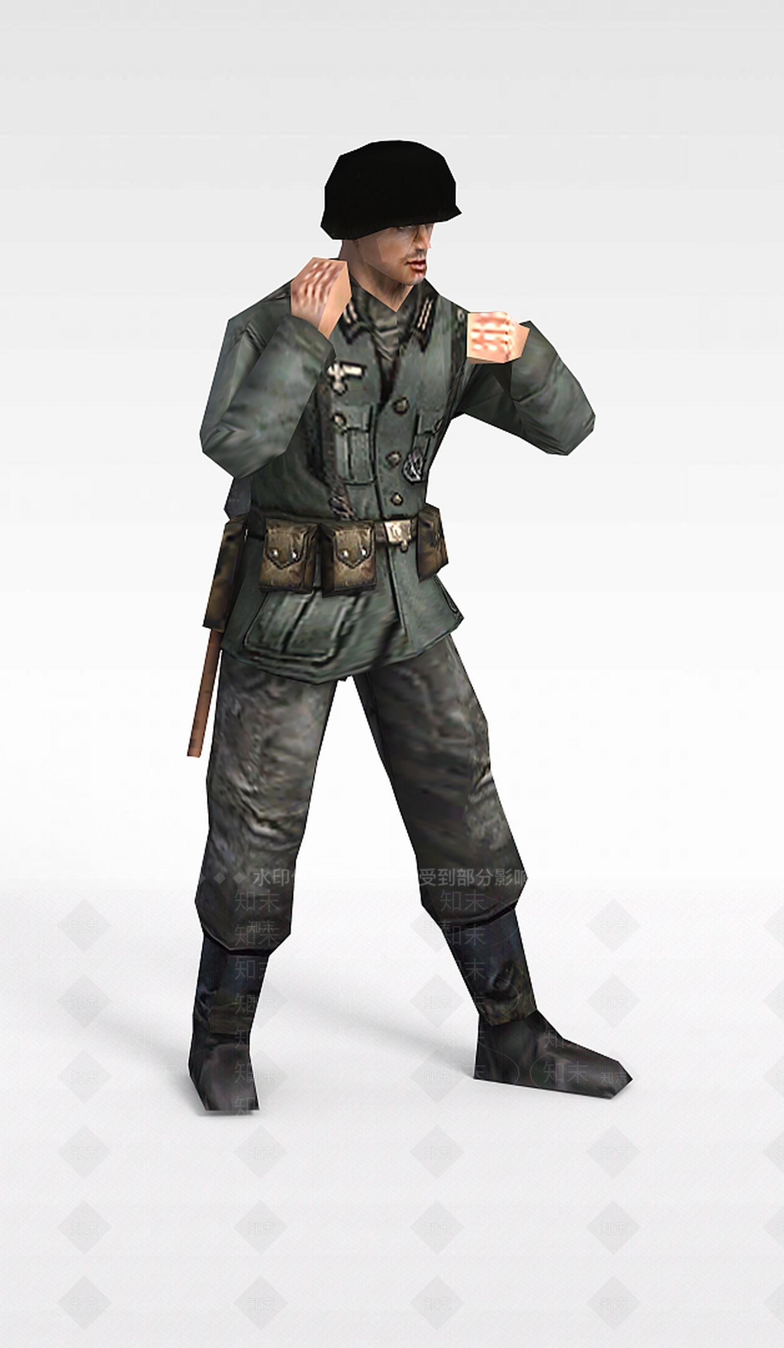 现代军人士兵战士男人3D模型下载【ID:1199873322】