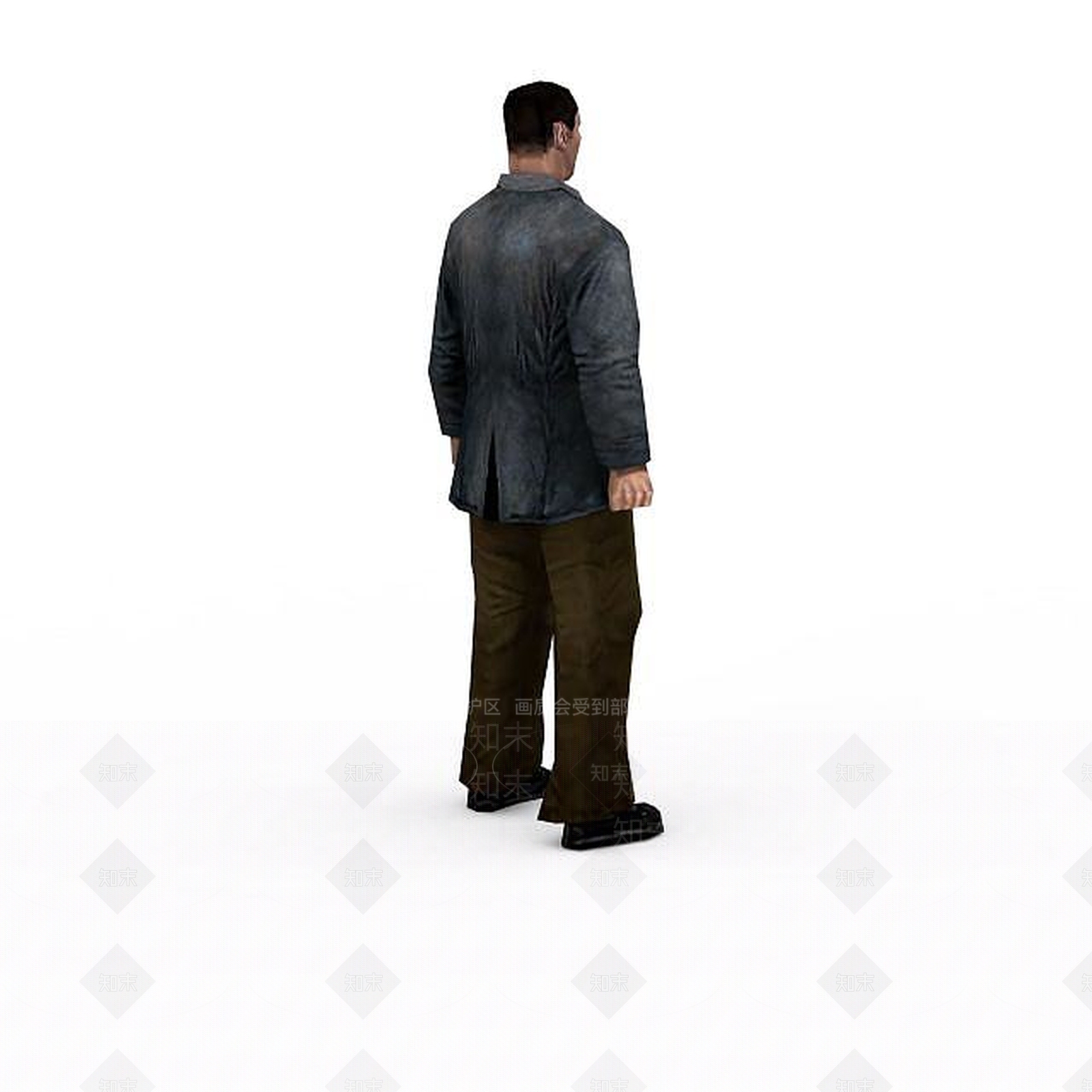 现代欧美男人3D模型下载【ID:1199873490】