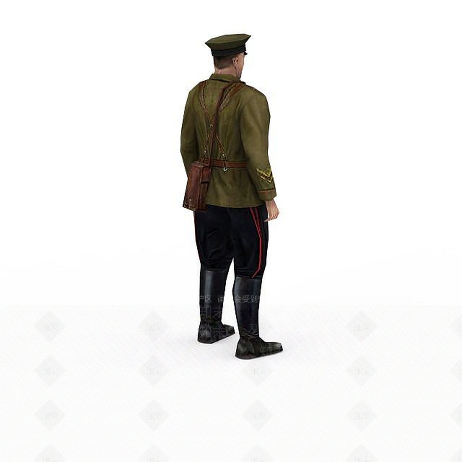 现代军人士兵战士男人3D模型下载【ID:1199873687】