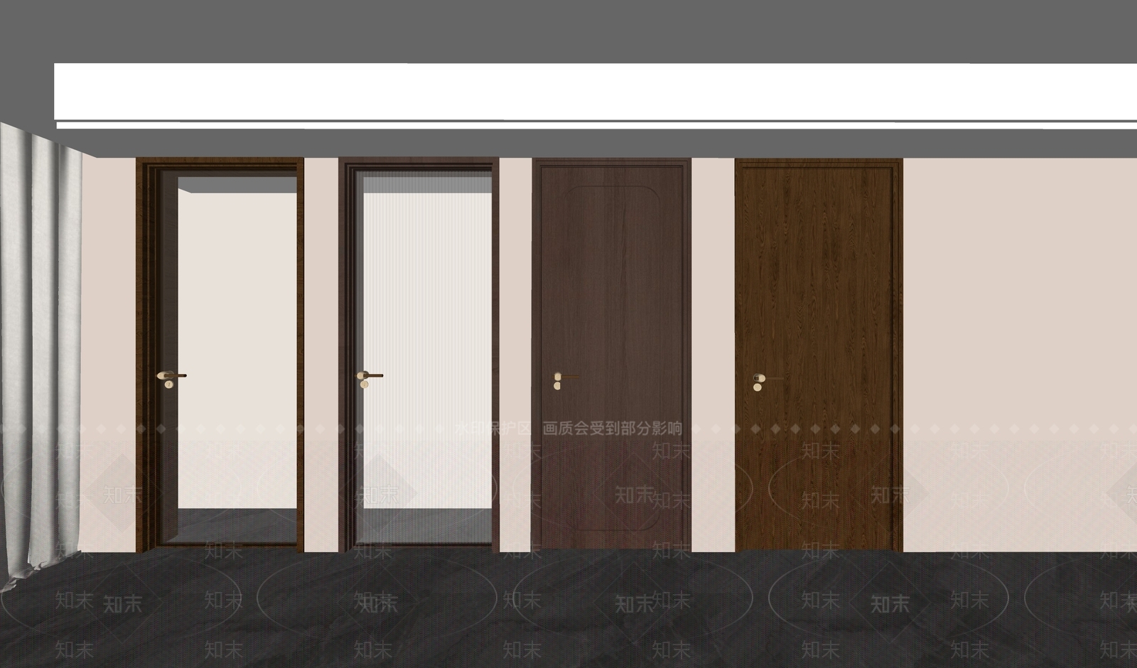 中古单开门SU模型下载【ID:1199873725】