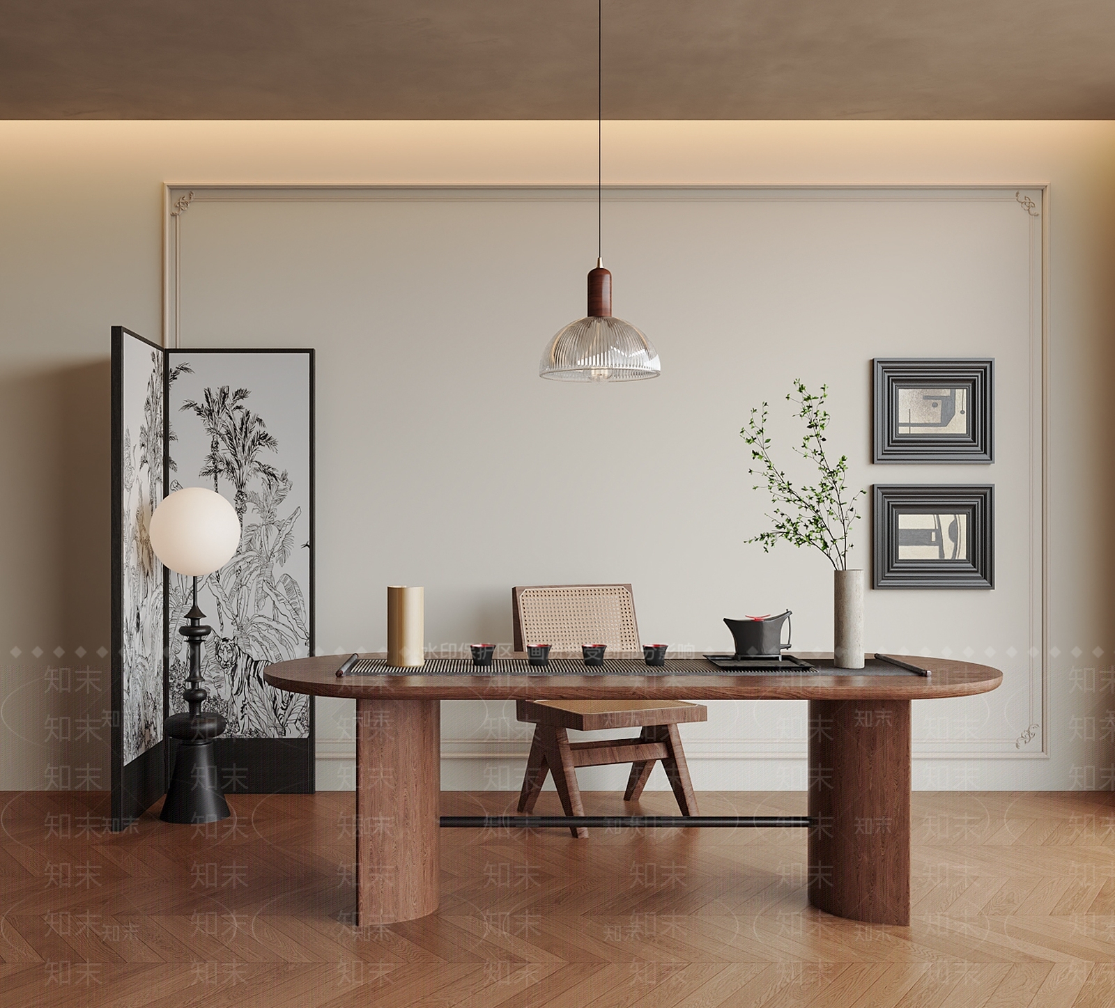 法式中古茶桌椅3D模型下载【ID:1199874682】