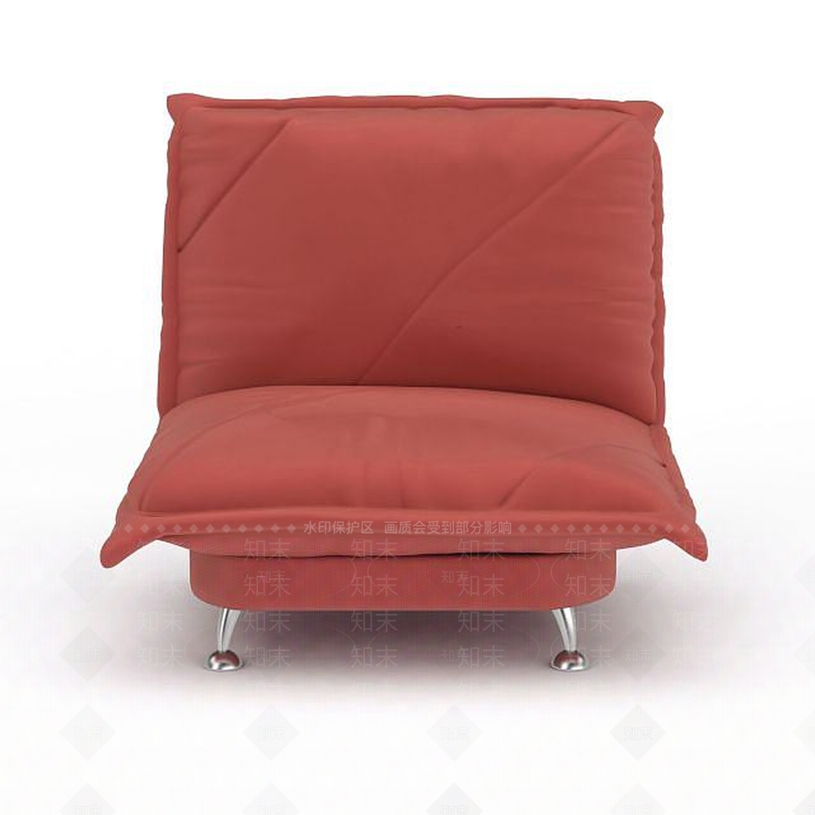 现代软包布艺休闲沙发3D模型下载【ID:1199875527】