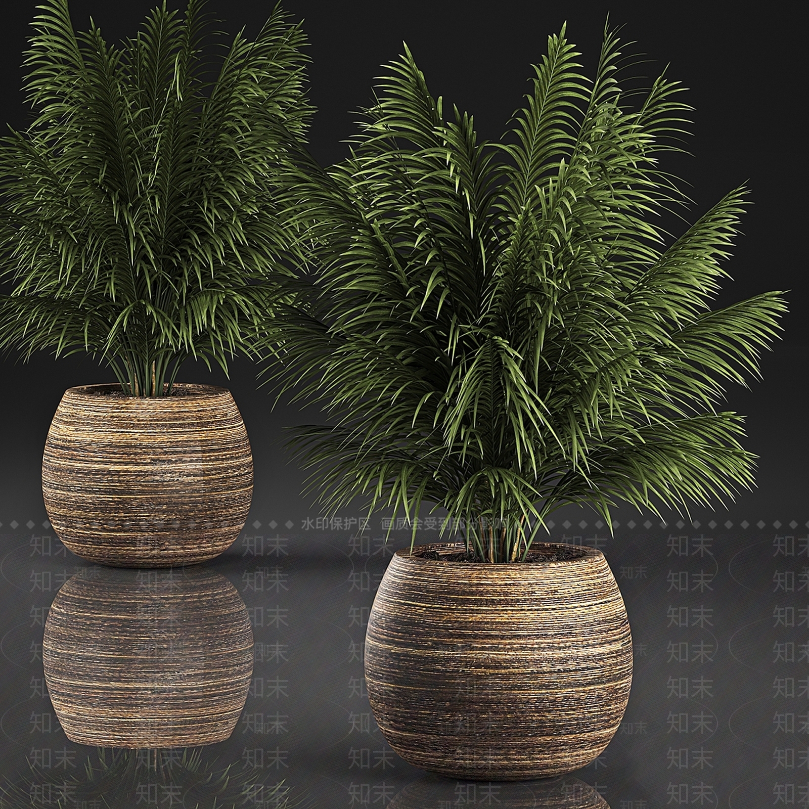 盆栽3D模型下载【ID:1199878490】