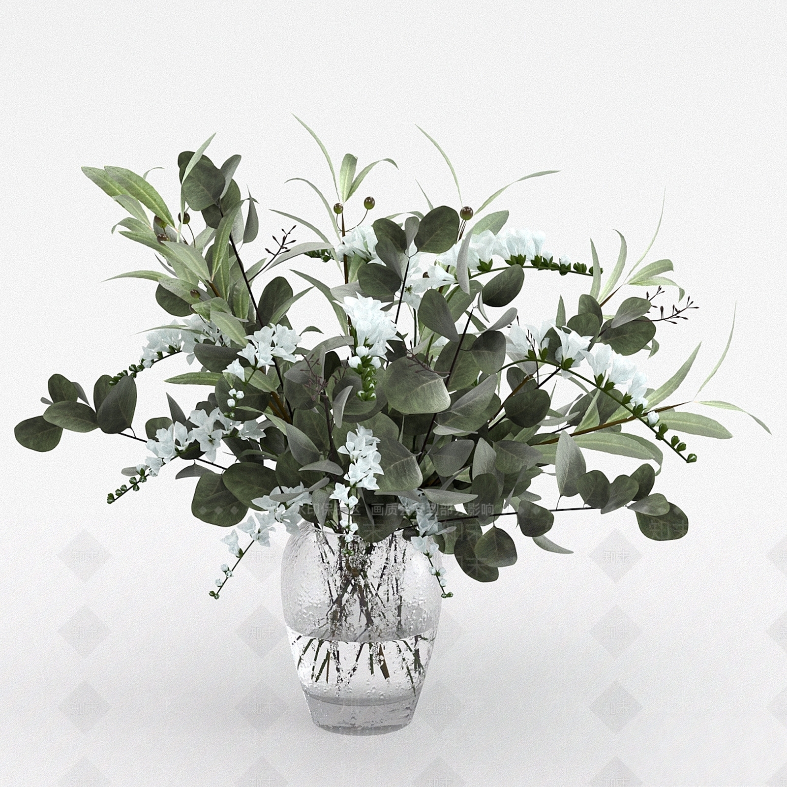 花艺3D模型下载【ID:1199879366】