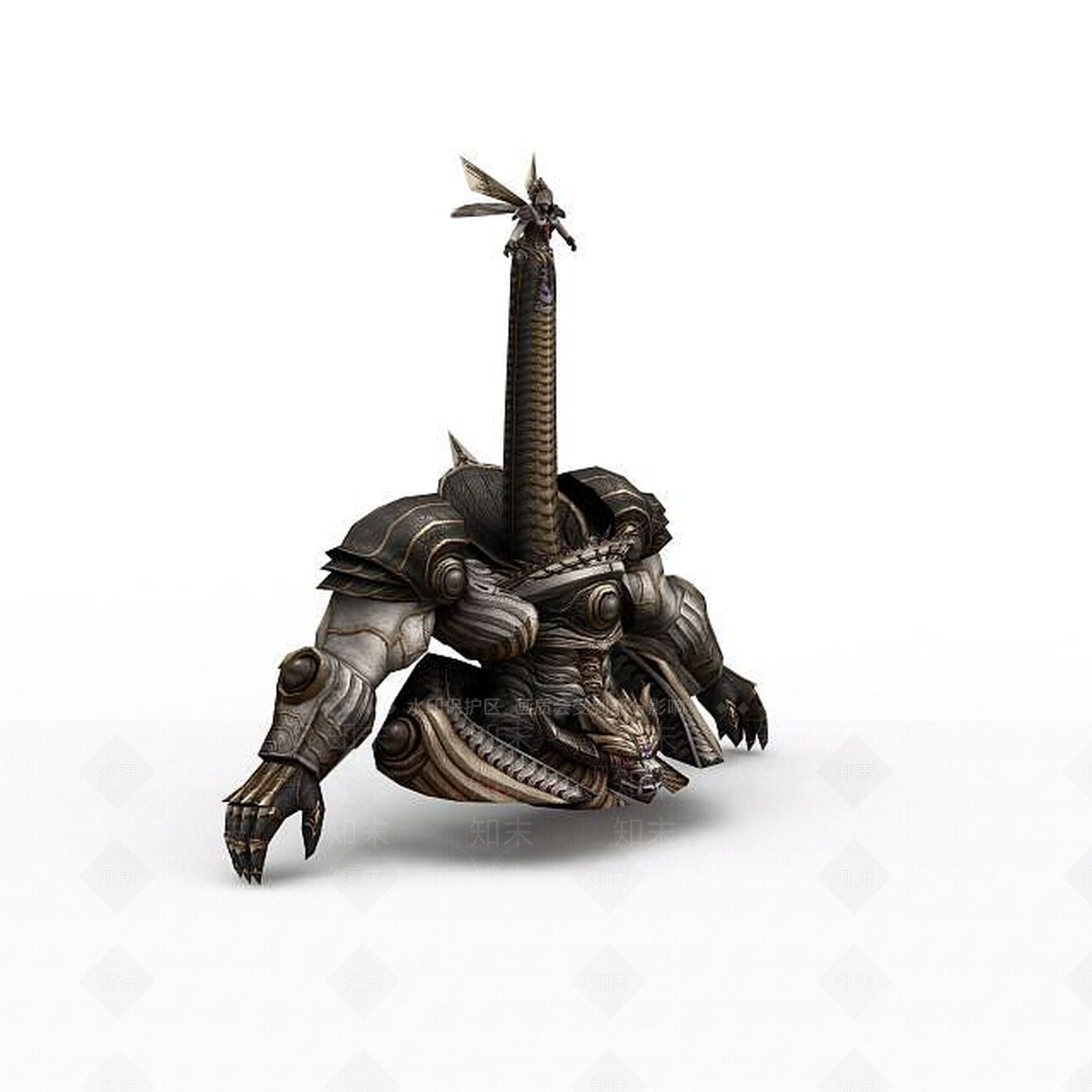现代最终幻想零式角色怪物动漫角色3D模型下载【ID:1199880455】