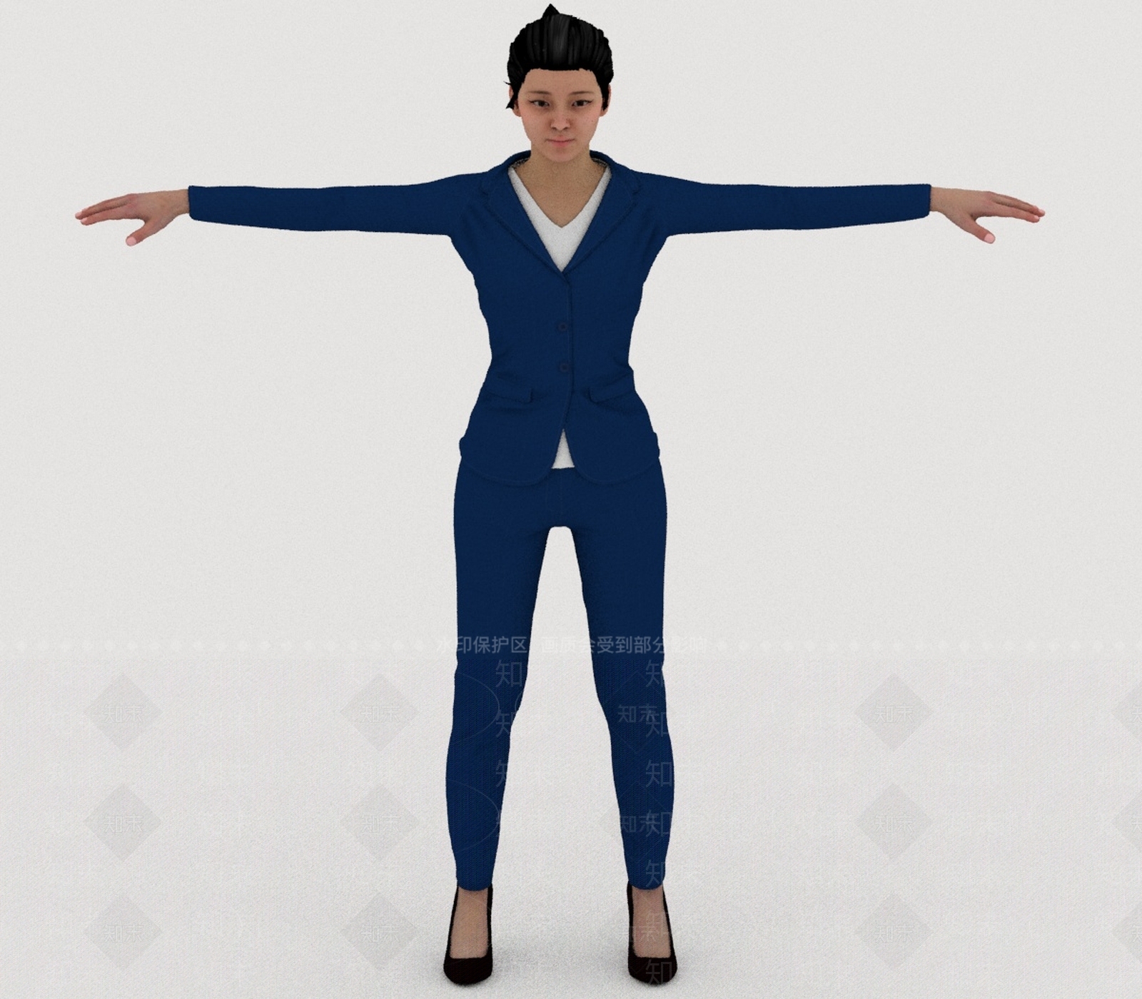 女人3D模型下载【ID:1199882380】