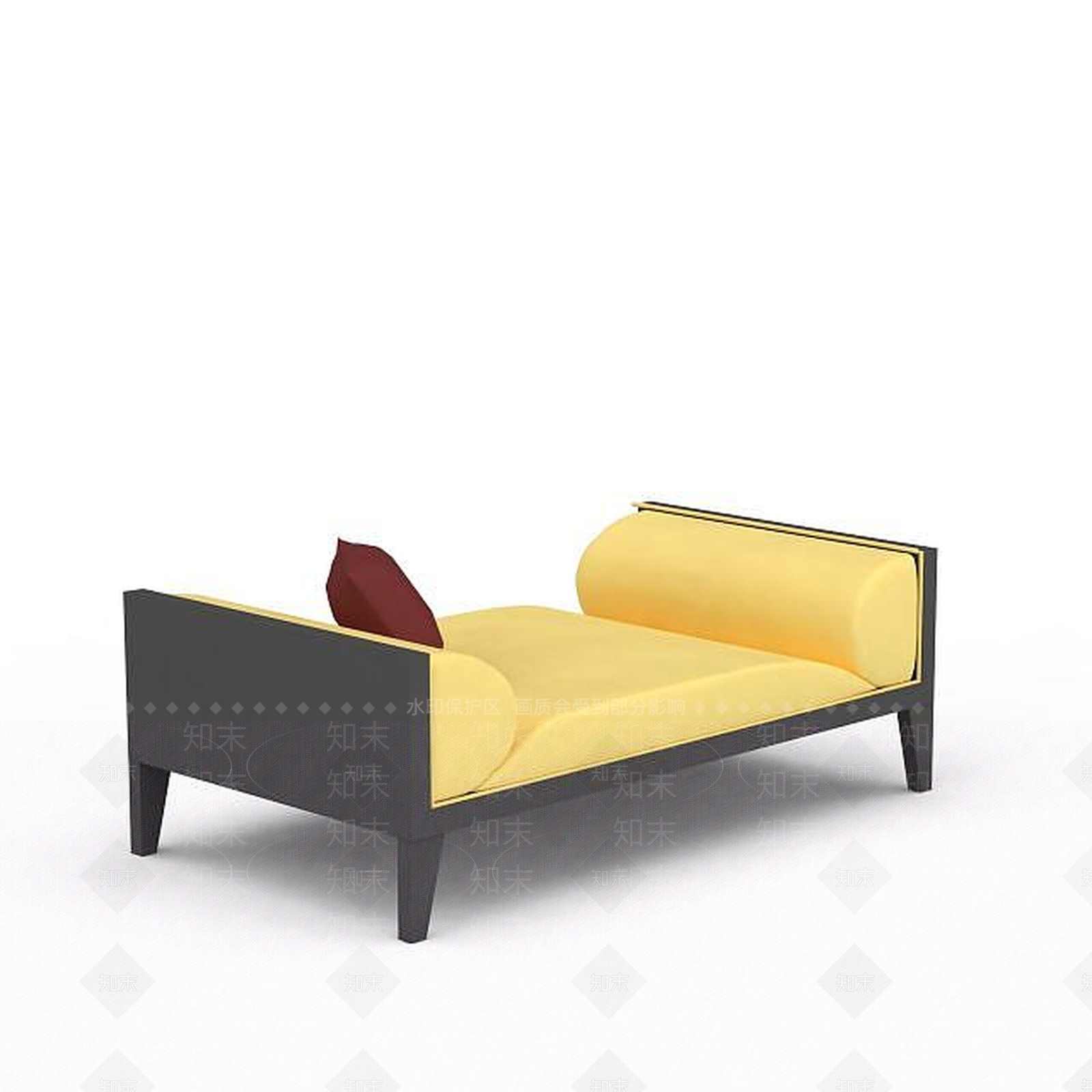 现代单人沙发床3D模型下载【ID:1199884074】