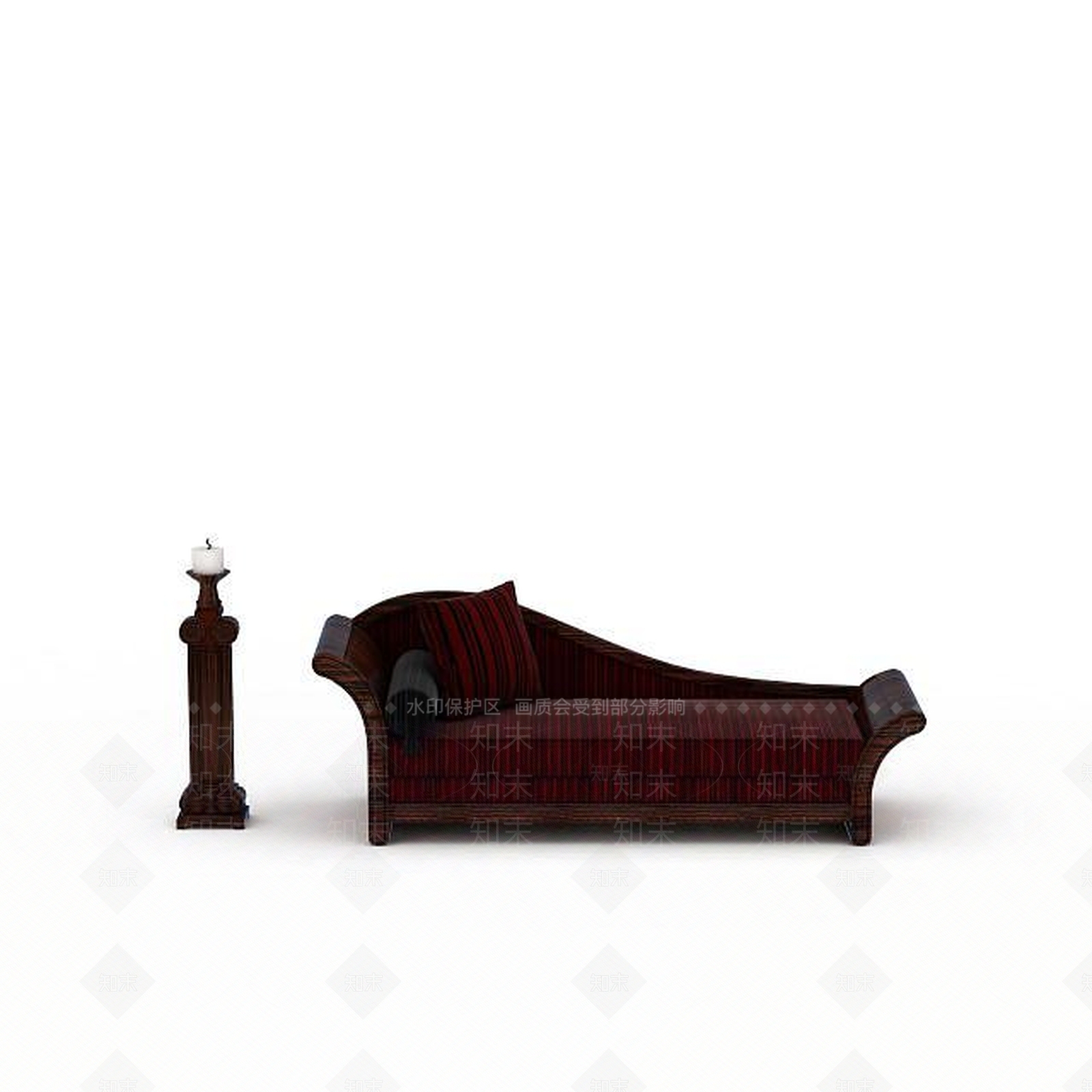 现代实木沙发床3D模型下载【ID:1199884148】