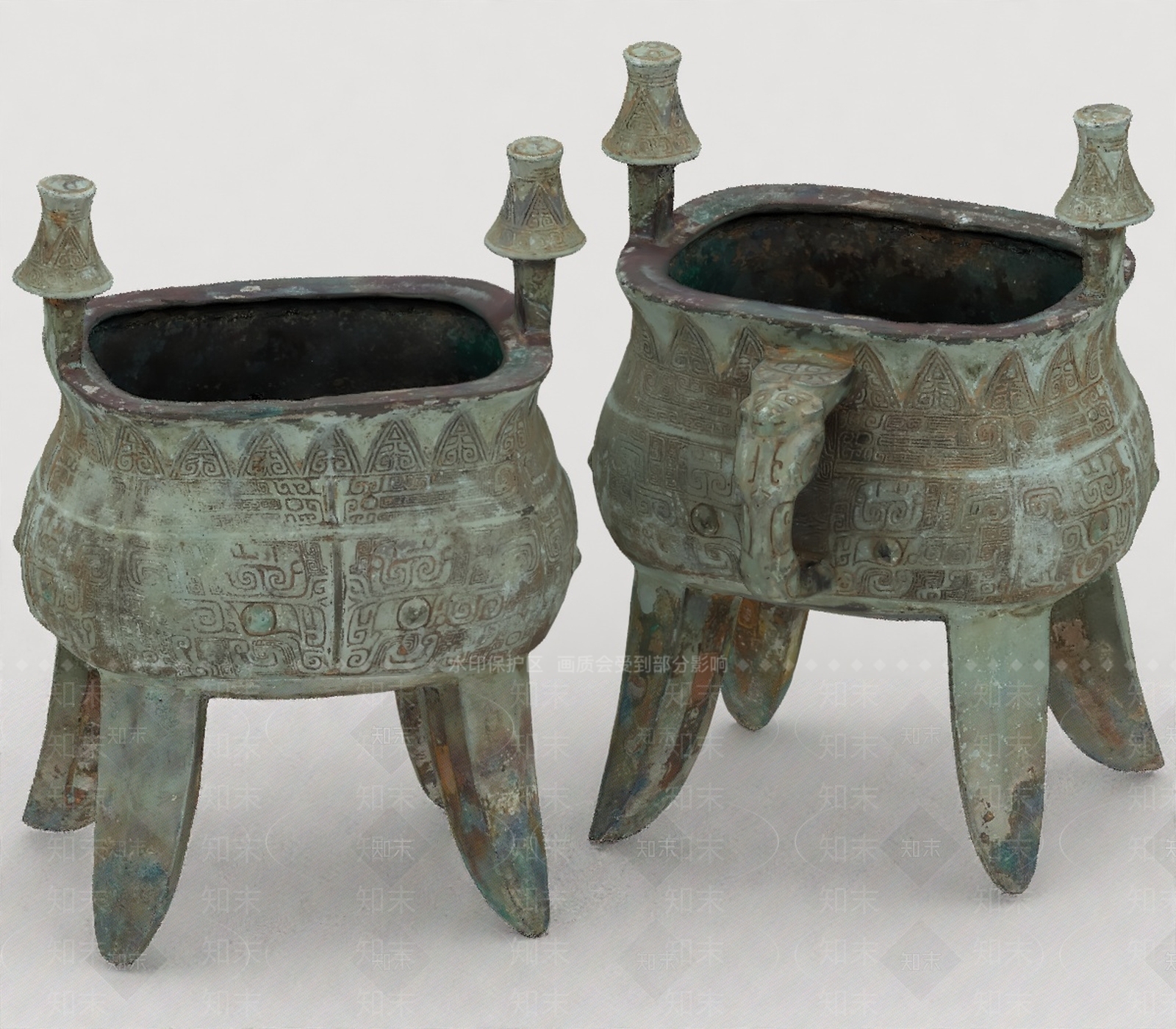 现代摆件组合3D模型下载【ID:1199884361】