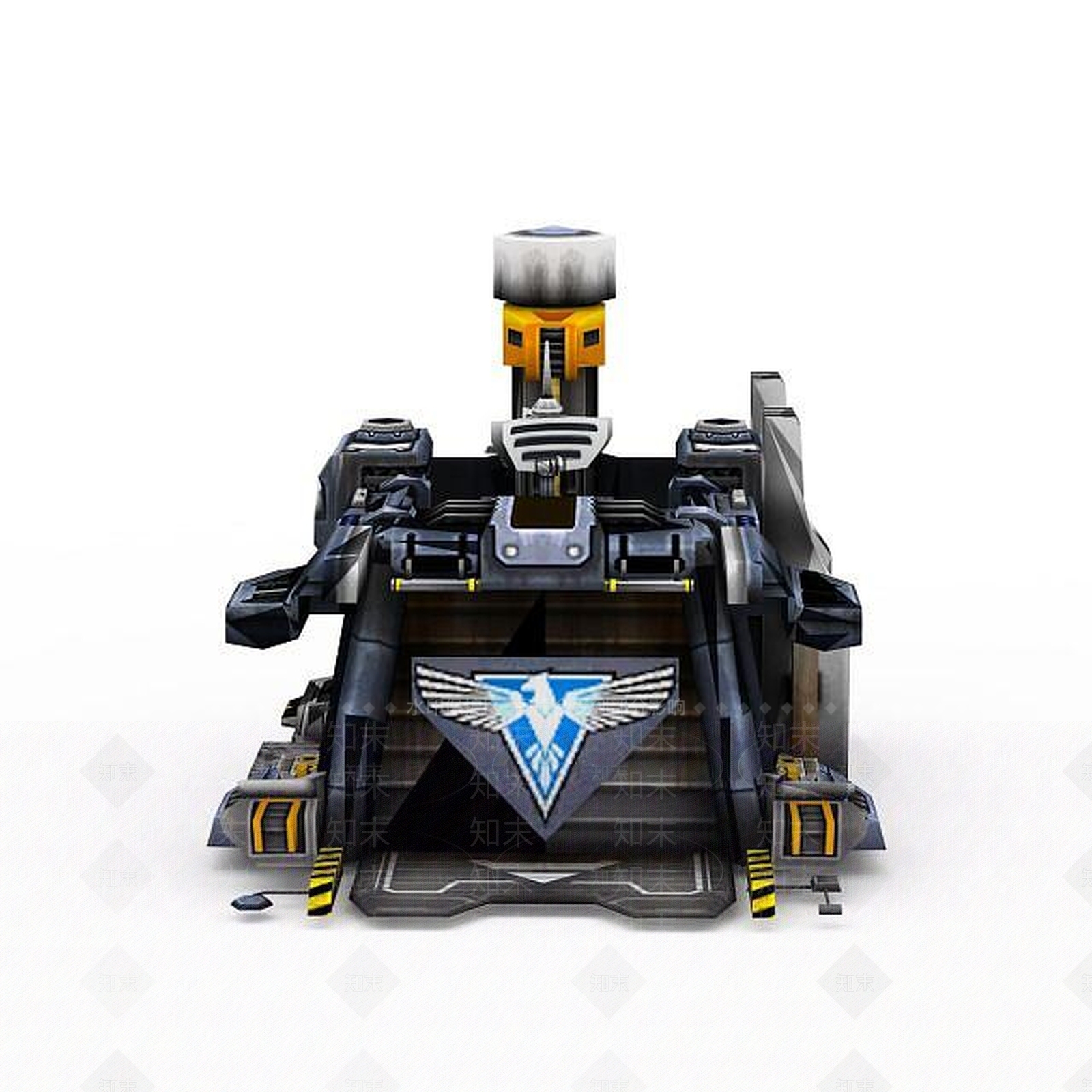 现代红色警戒美国建筑游戏装备3D模型下载【ID:1199885839】