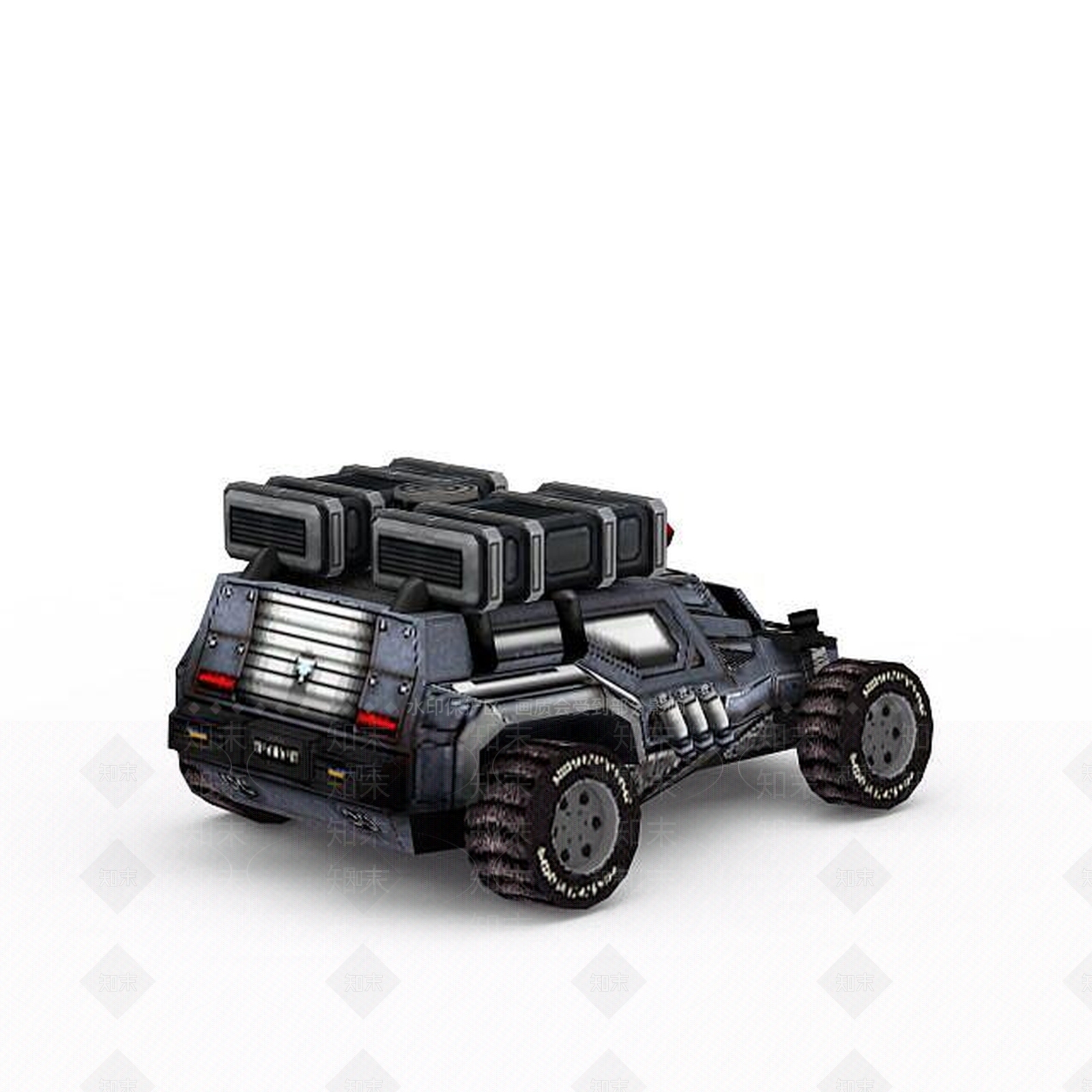 现代红色警戒美军坦克游戏装备3D模型下载【ID:1199886065】