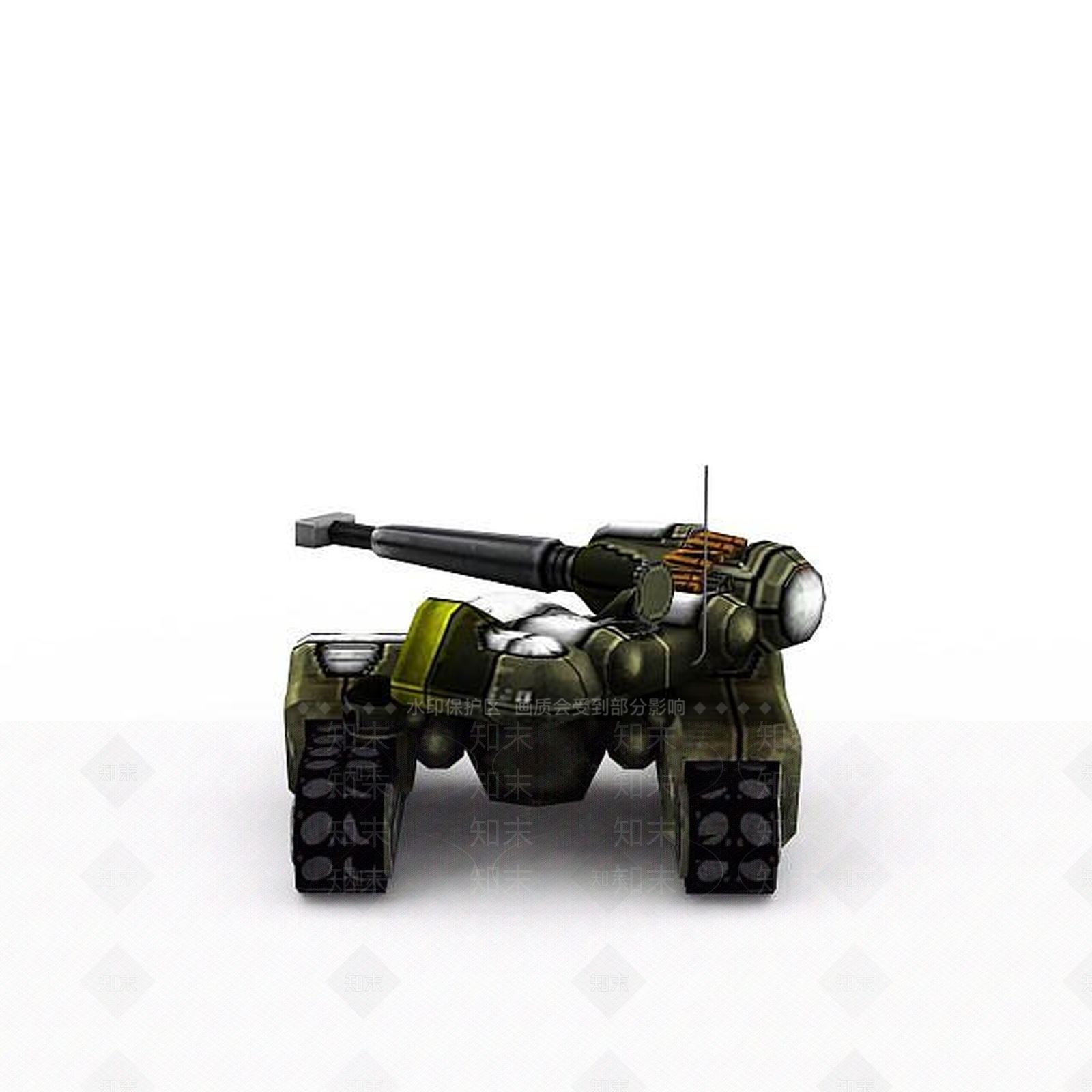 现代红色警戒苏联坦克游戏装备3D模型下载【ID:1199886841】