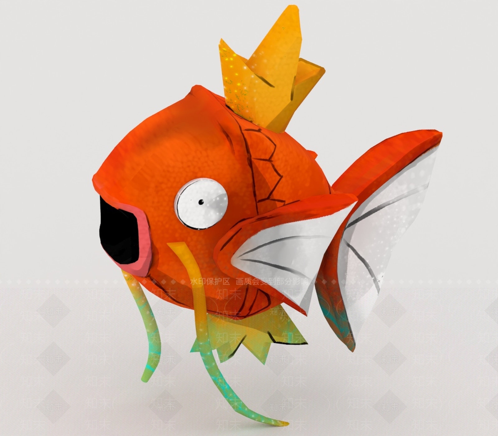 水生类动物3D模型下载【ID:1199888034】