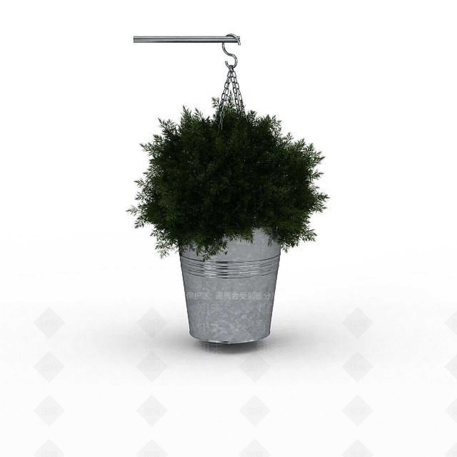 现代绿植盆栽3D模型下载【ID:1199888430】