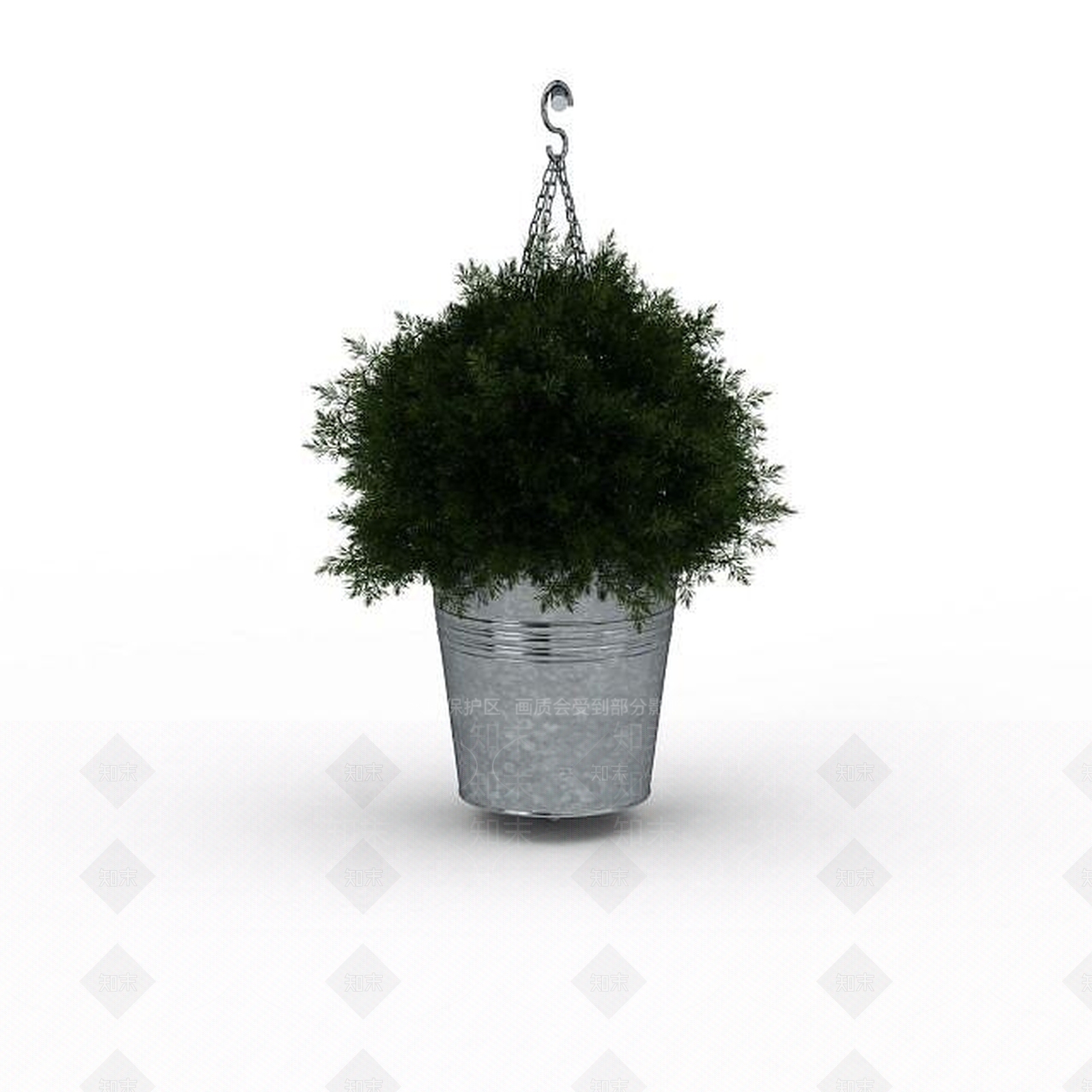 现代绿植盆栽3D模型下载【ID:1199888430】
