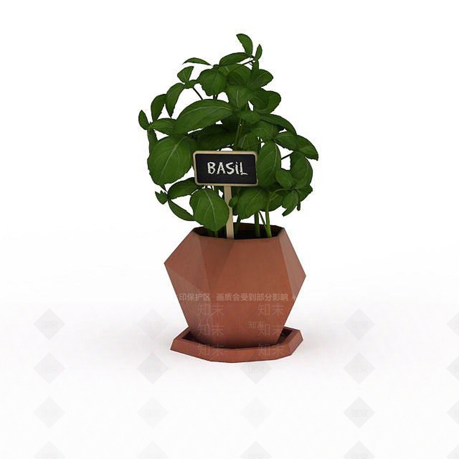 现代花草绿植盆栽3D模型下载【ID:1199888495】