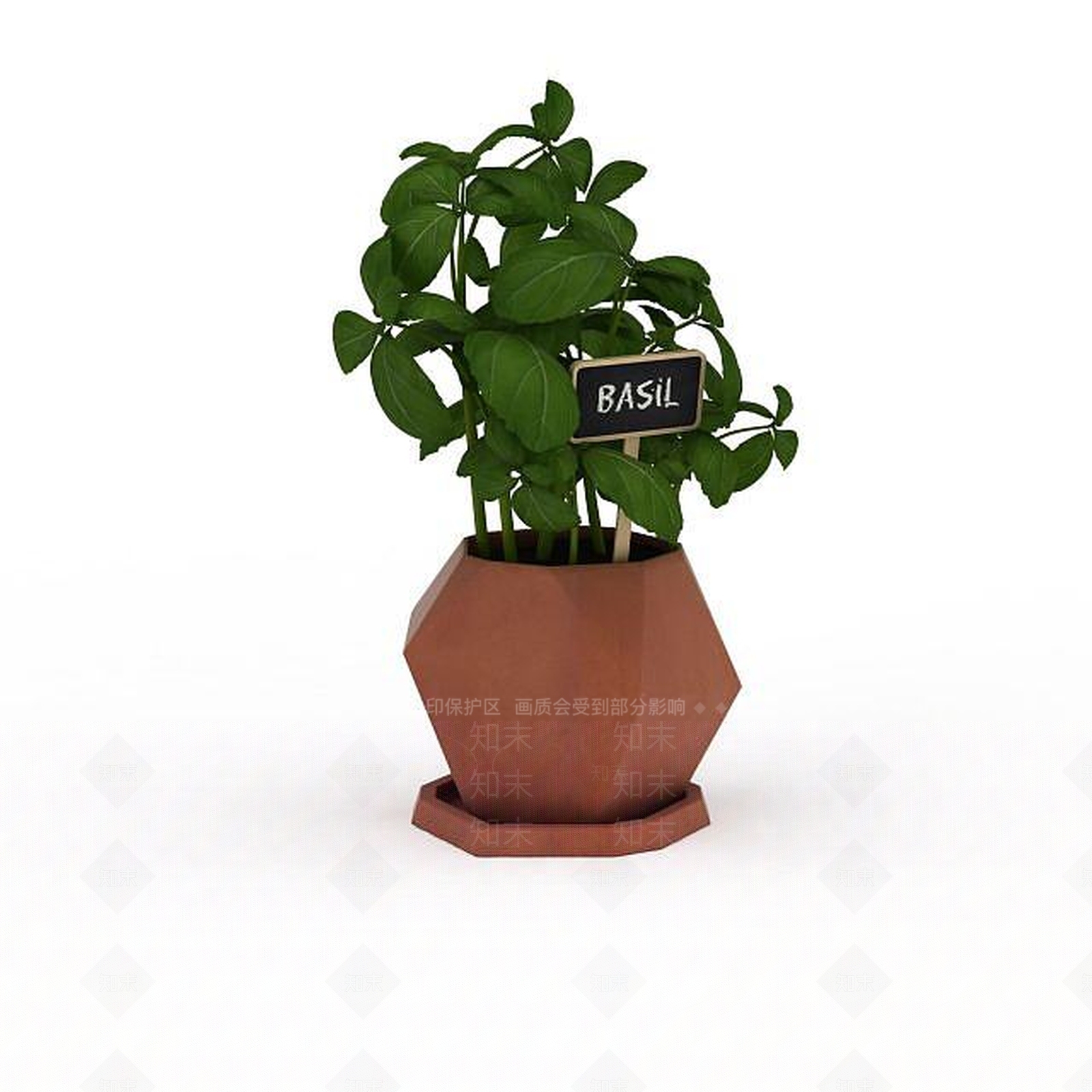 现代花草绿植盆栽3D模型下载【ID:1199888495】