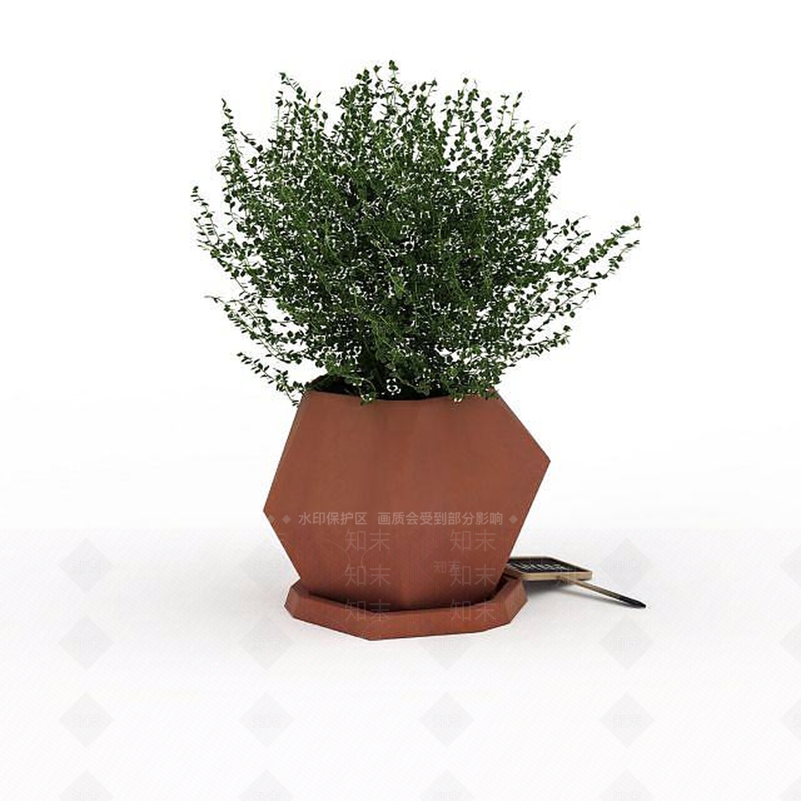 现代绿植盆栽3D模型下载【ID:1199888674】