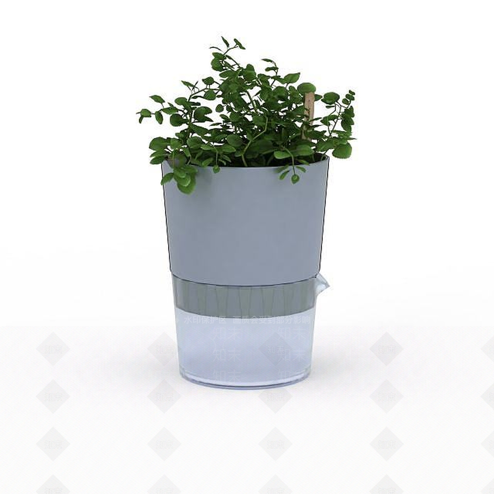 现代花草盆栽3D模型下载【ID:1199889202】