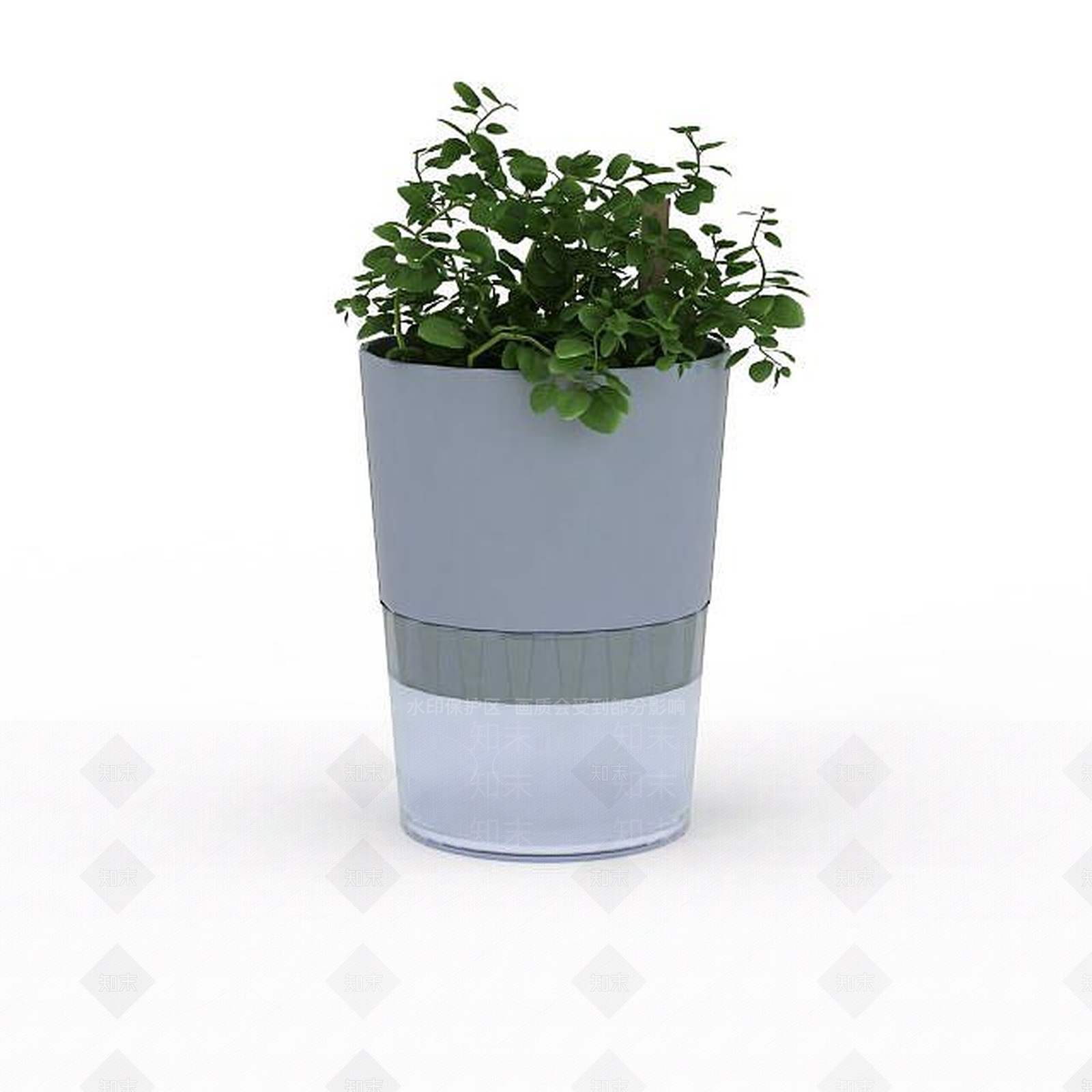 现代花草盆栽3D模型下载【ID:1199889202】