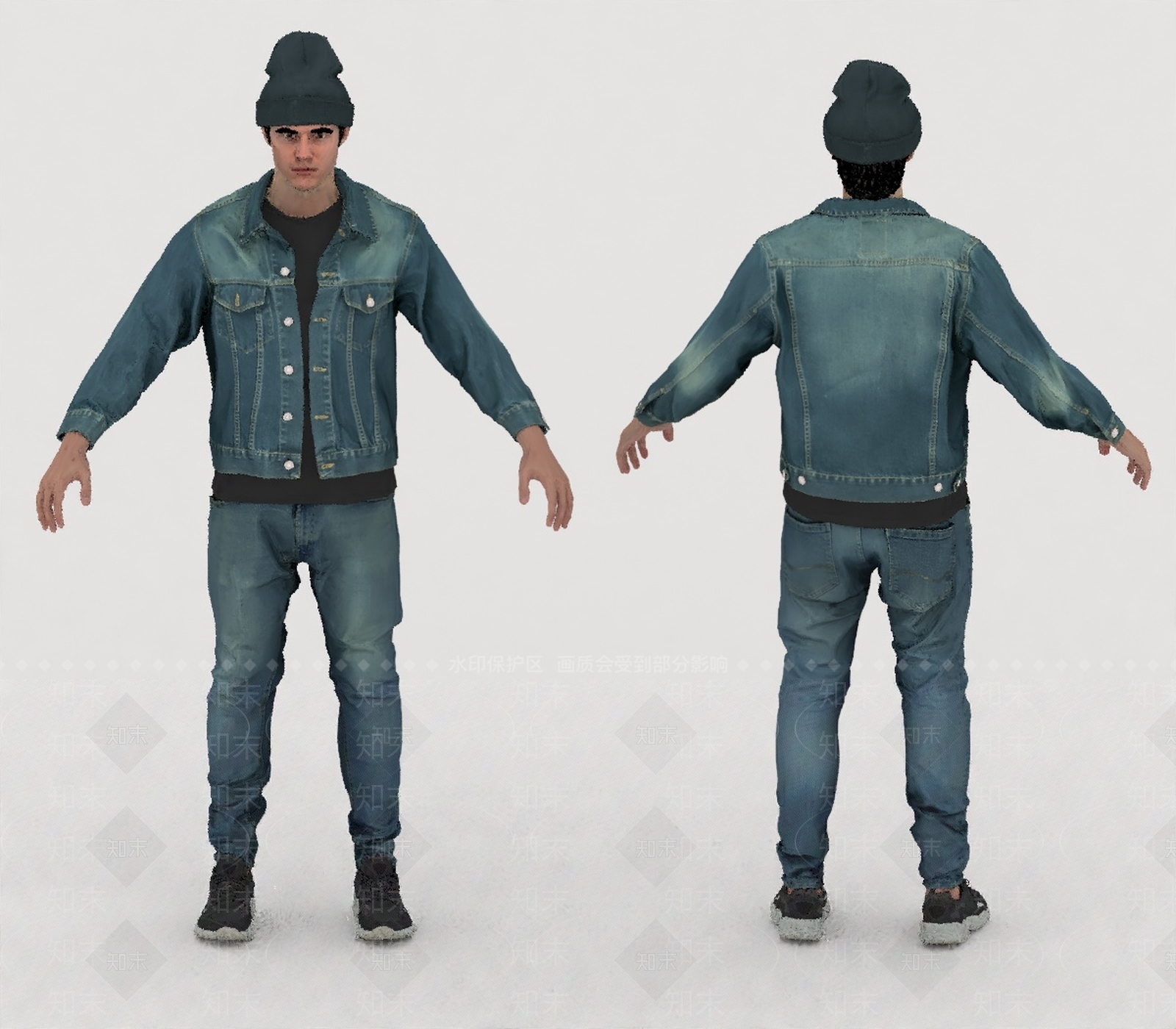 男人3D模型下载【ID:1199889740】
