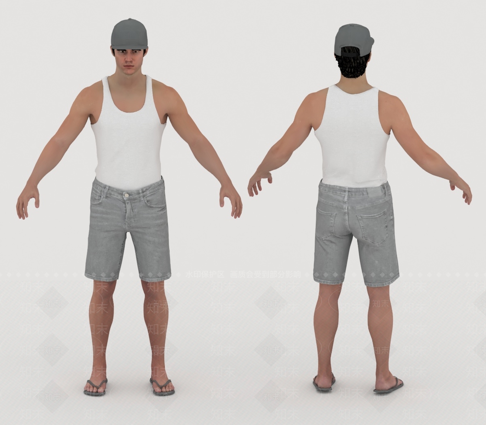 男人3D模型下载【ID:1199889866】