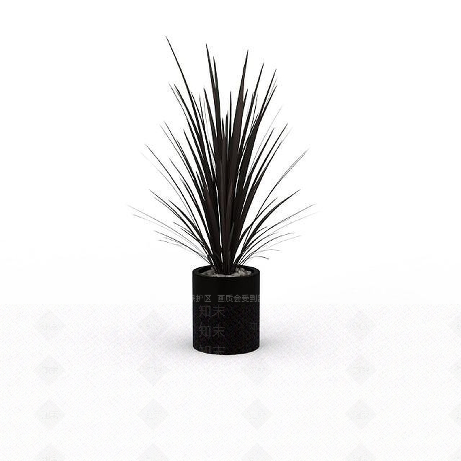 现代植物盆栽3D模型下载【ID:1199890076】