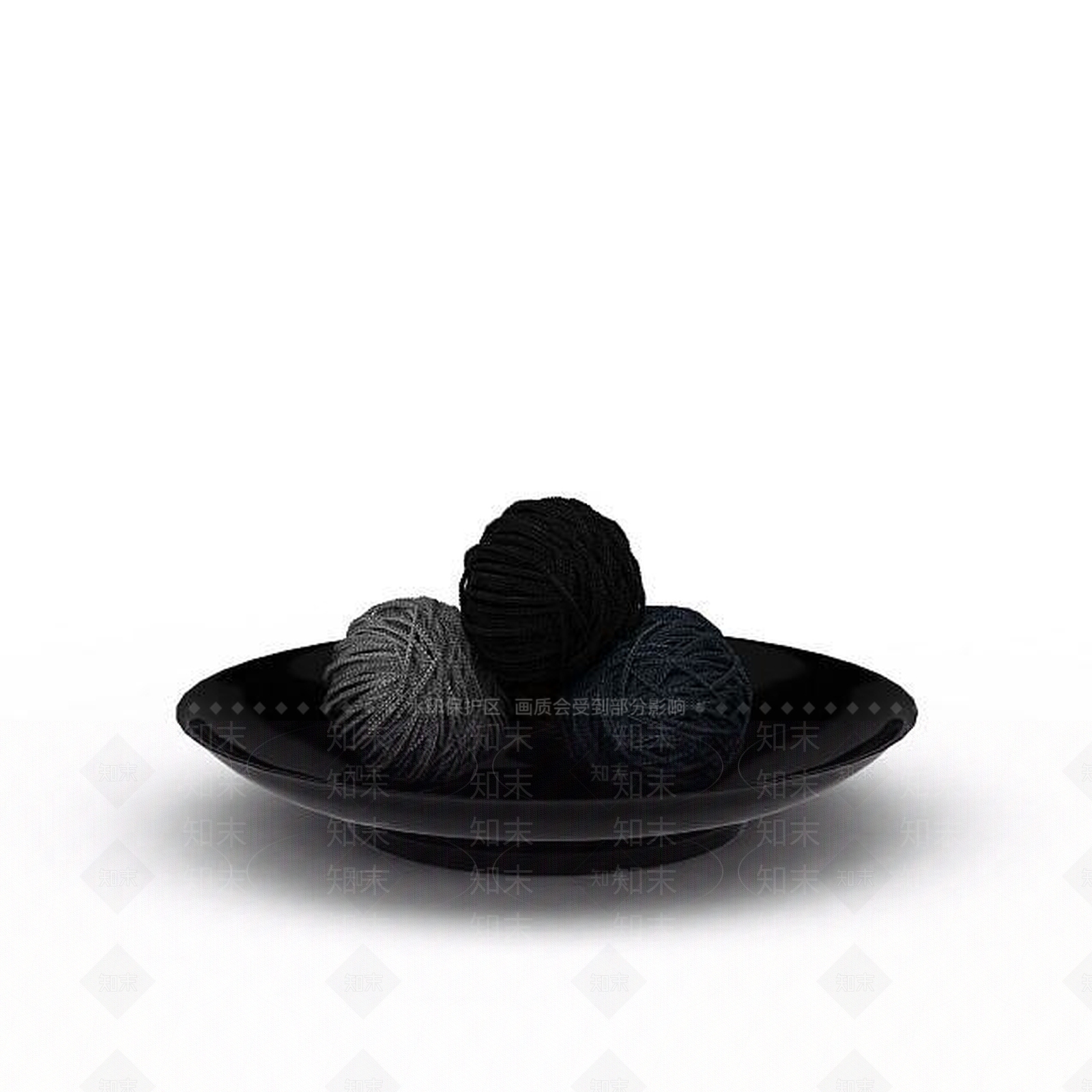 现代毛线球3D模型下载【ID:1199891892】