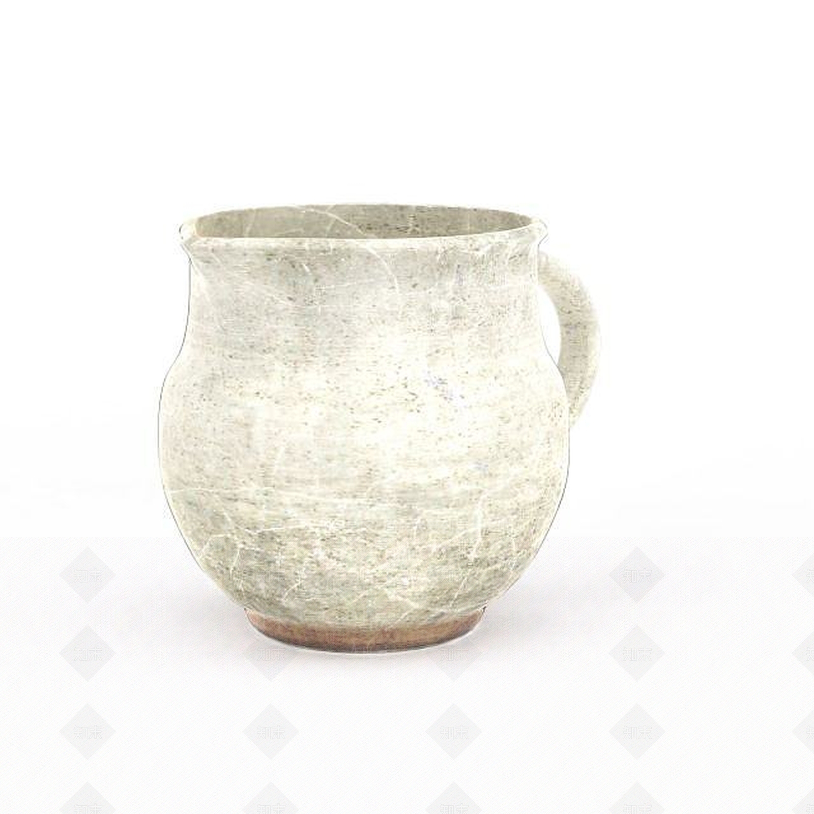 现代陶瓷杯子3D模型下载【ID:1199892231】
