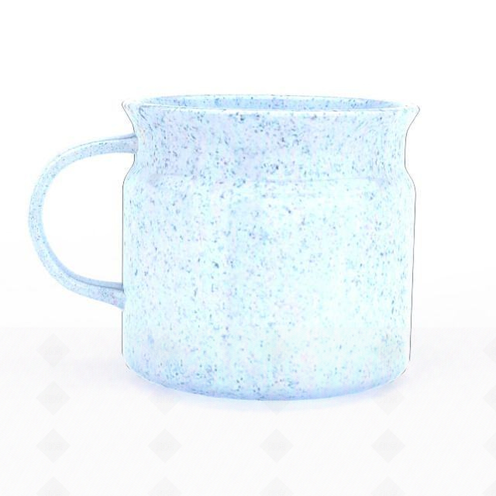 现代陶瓷杯子3D模型下载【ID:1199892390】
