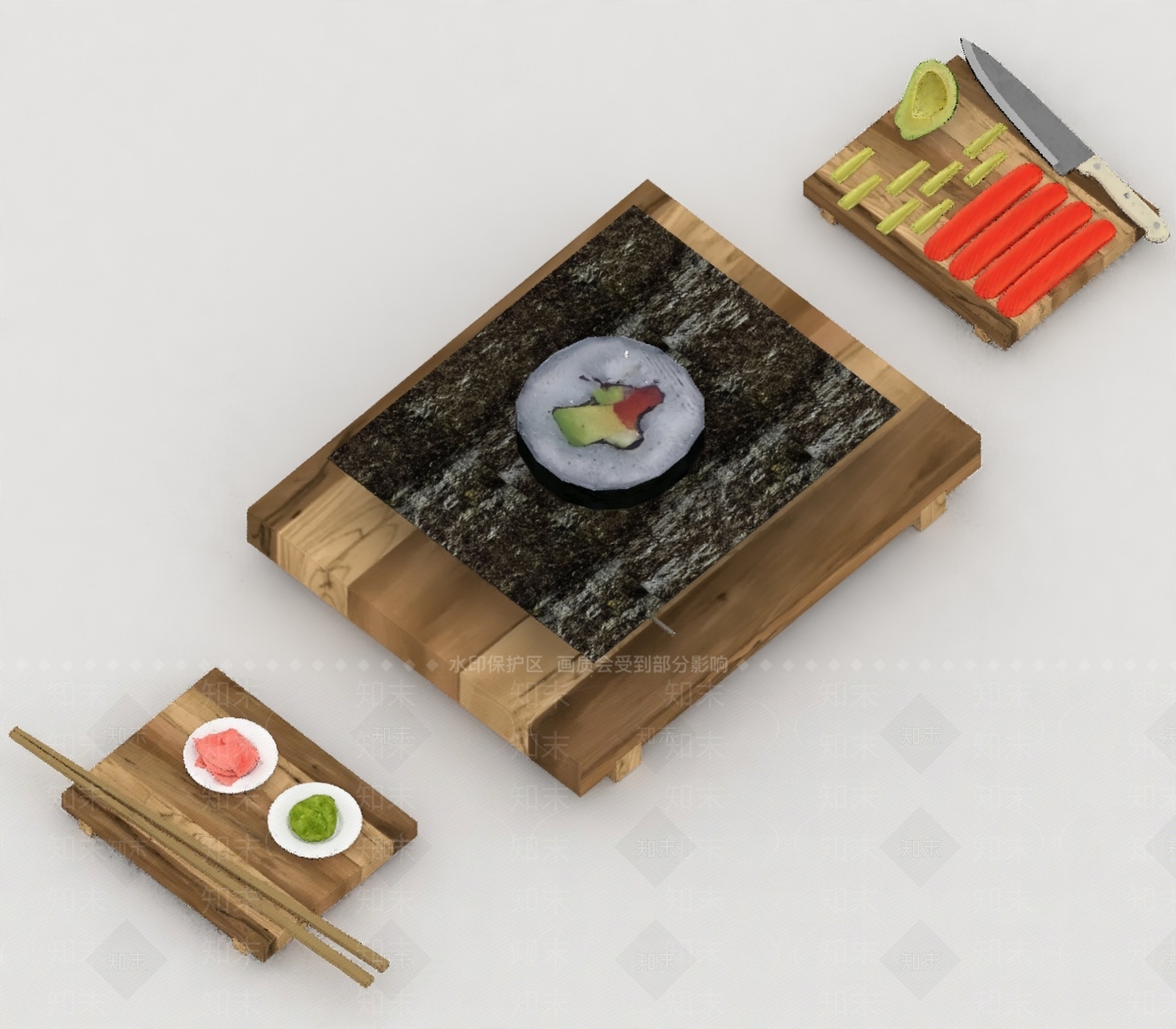 酒水食物3D模型下载【ID:1199893358】