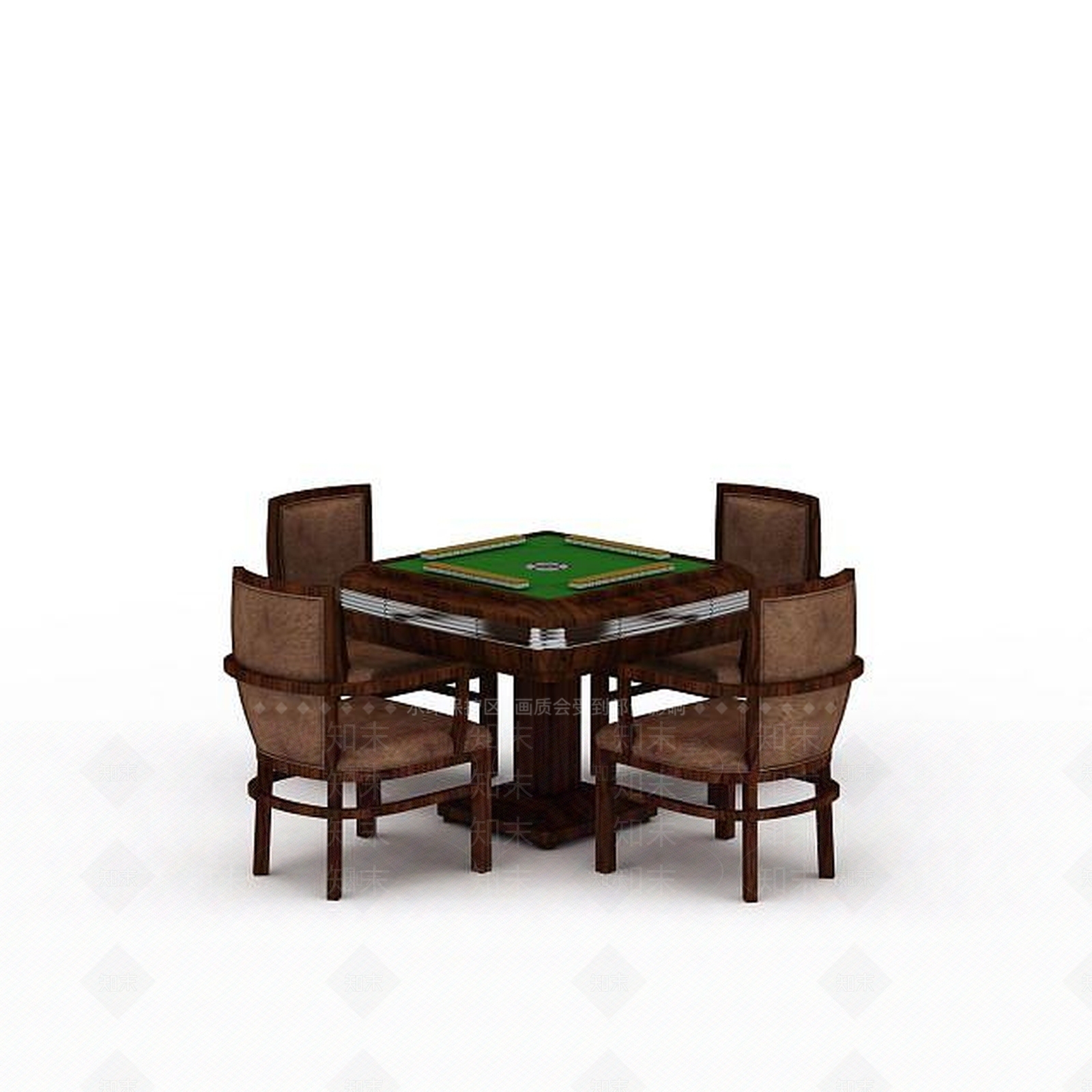现代自动麻将桌3D模型下载【ID:1199894371】